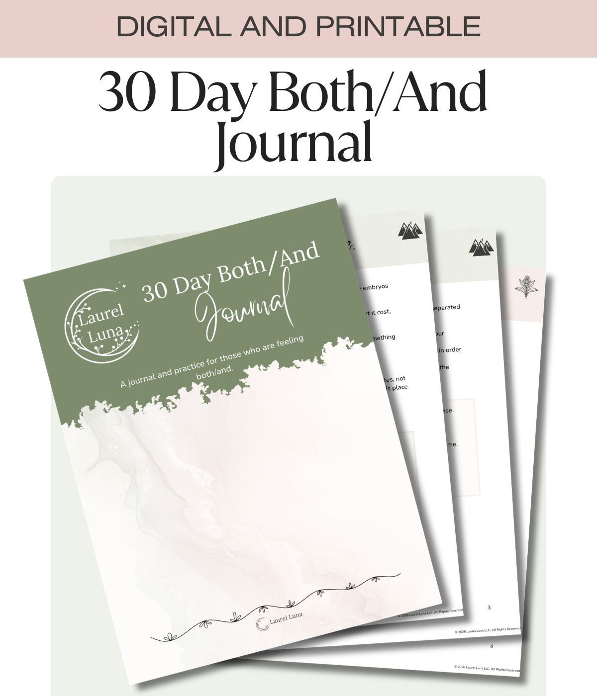30 Day Both/And Journal