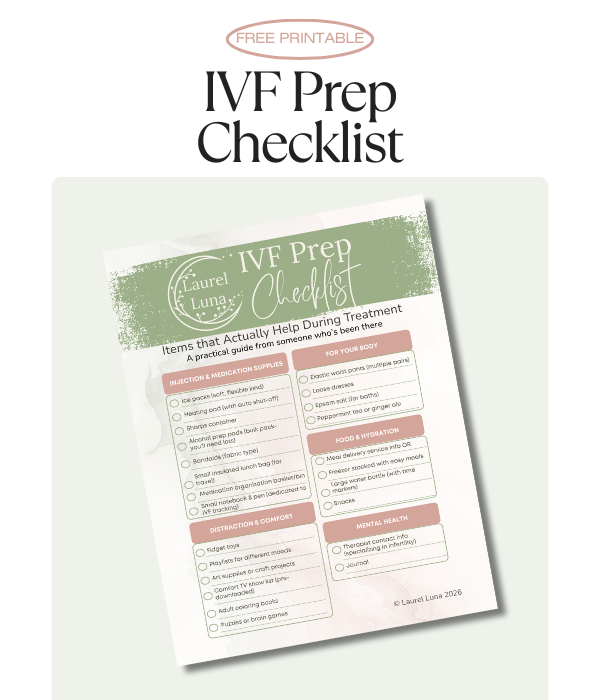 The IVF Prep Checklist