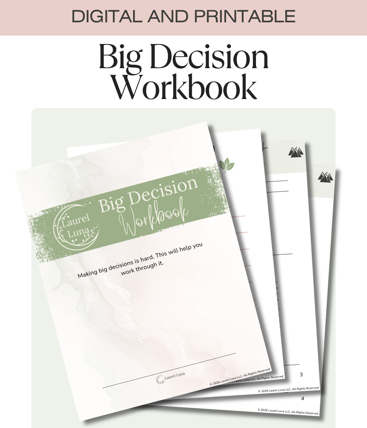 Big Decisions Workbook