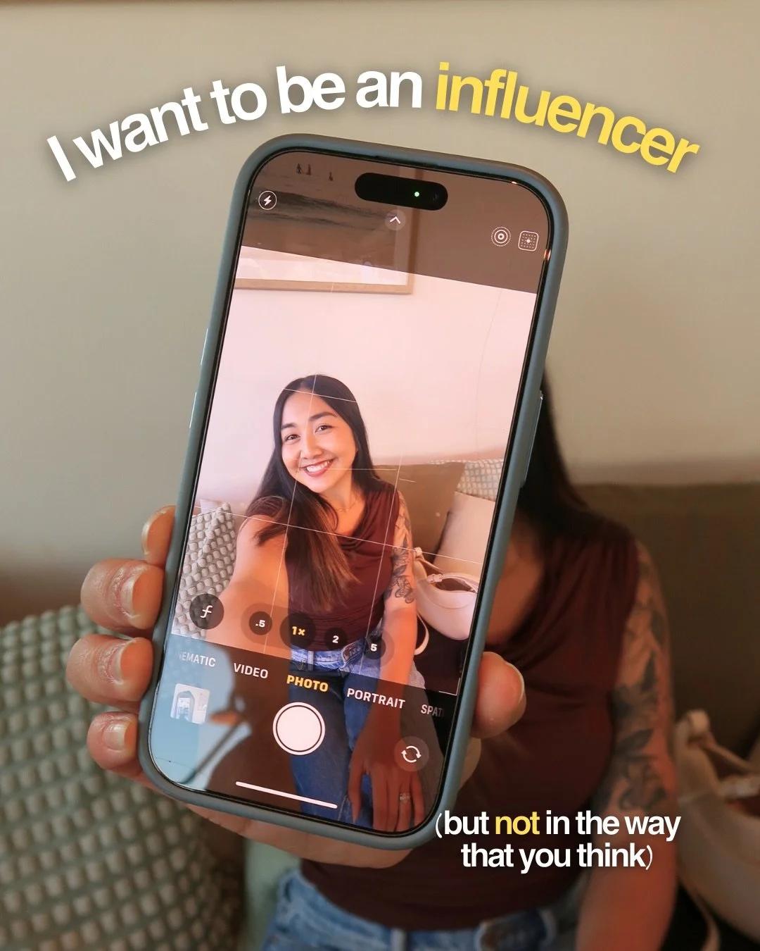 People love to comment on how I&rsquo;m &ldquo;trying to be an influencer&rdquo;. And while that is true, it&rsquo;s not in the way most people think.

I&rsquo;m not here to sell a lifestyle or convince you to buy things you don&rsquo;t need. I&rsquo