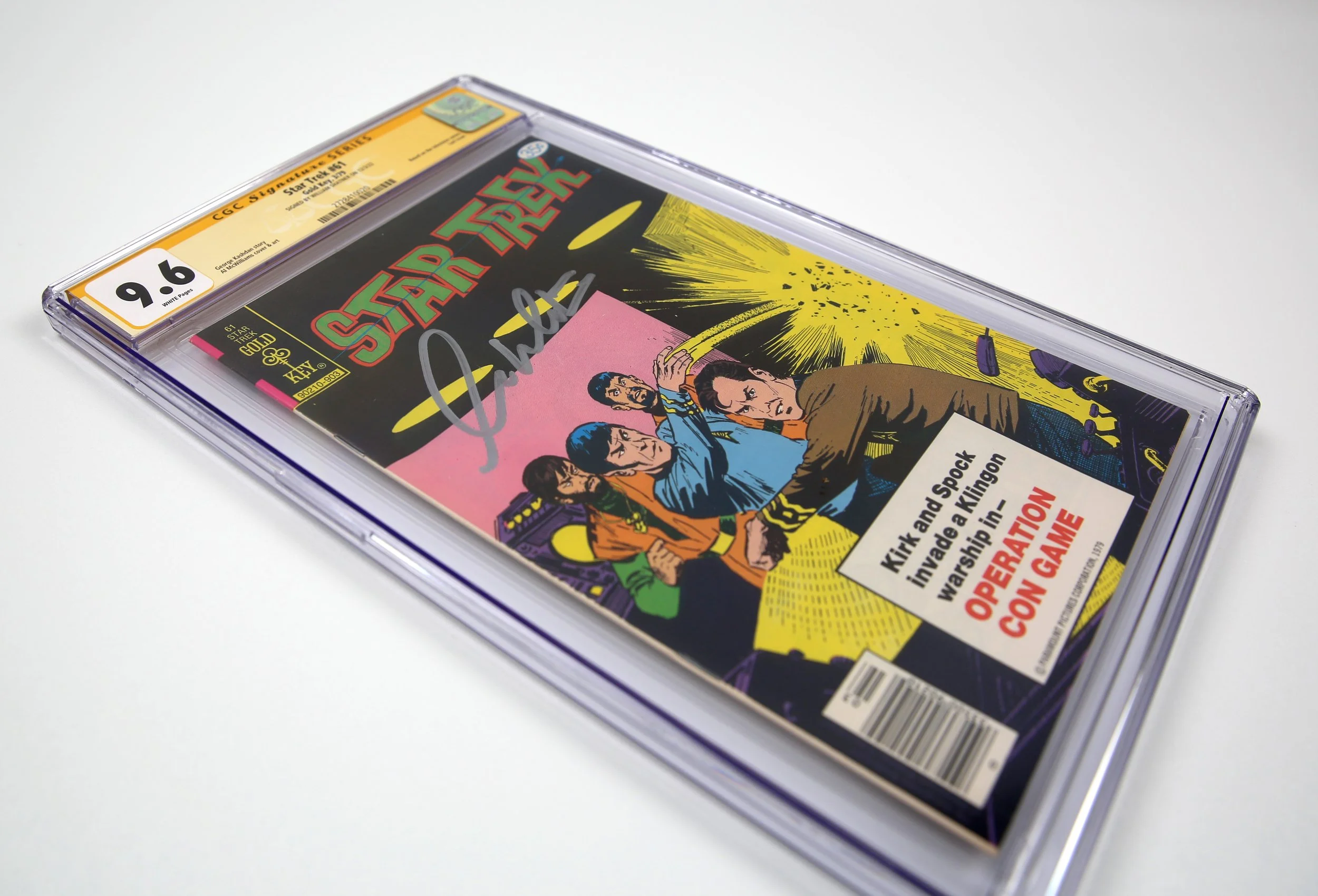 1979 Star Trek Gold Key Comic #61 Signed by William Shatner KEY CGC Signature Series 9.6 WP