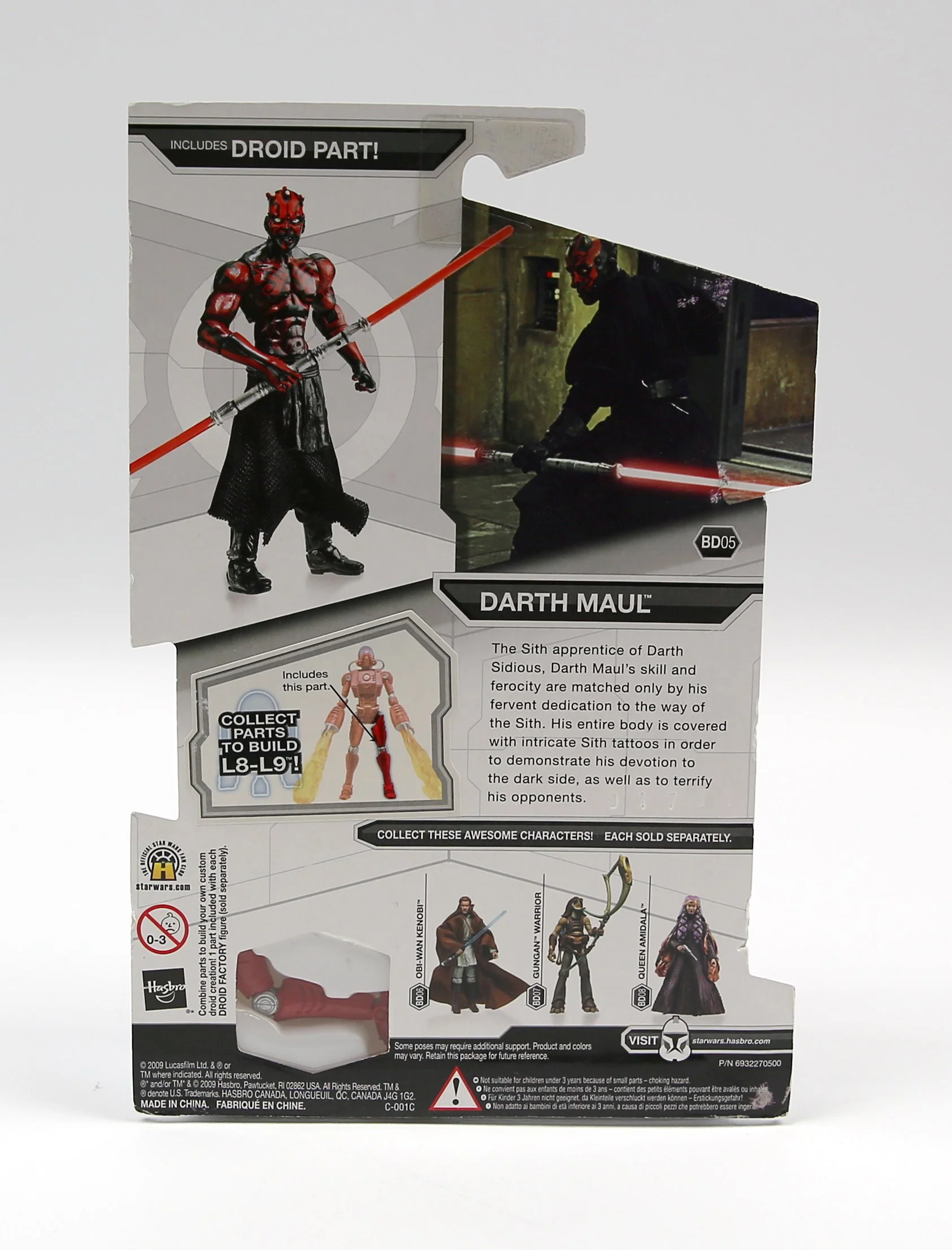 2009 Star Wars Darth Maul MOC BD05 L8-L9 Legacy Collection