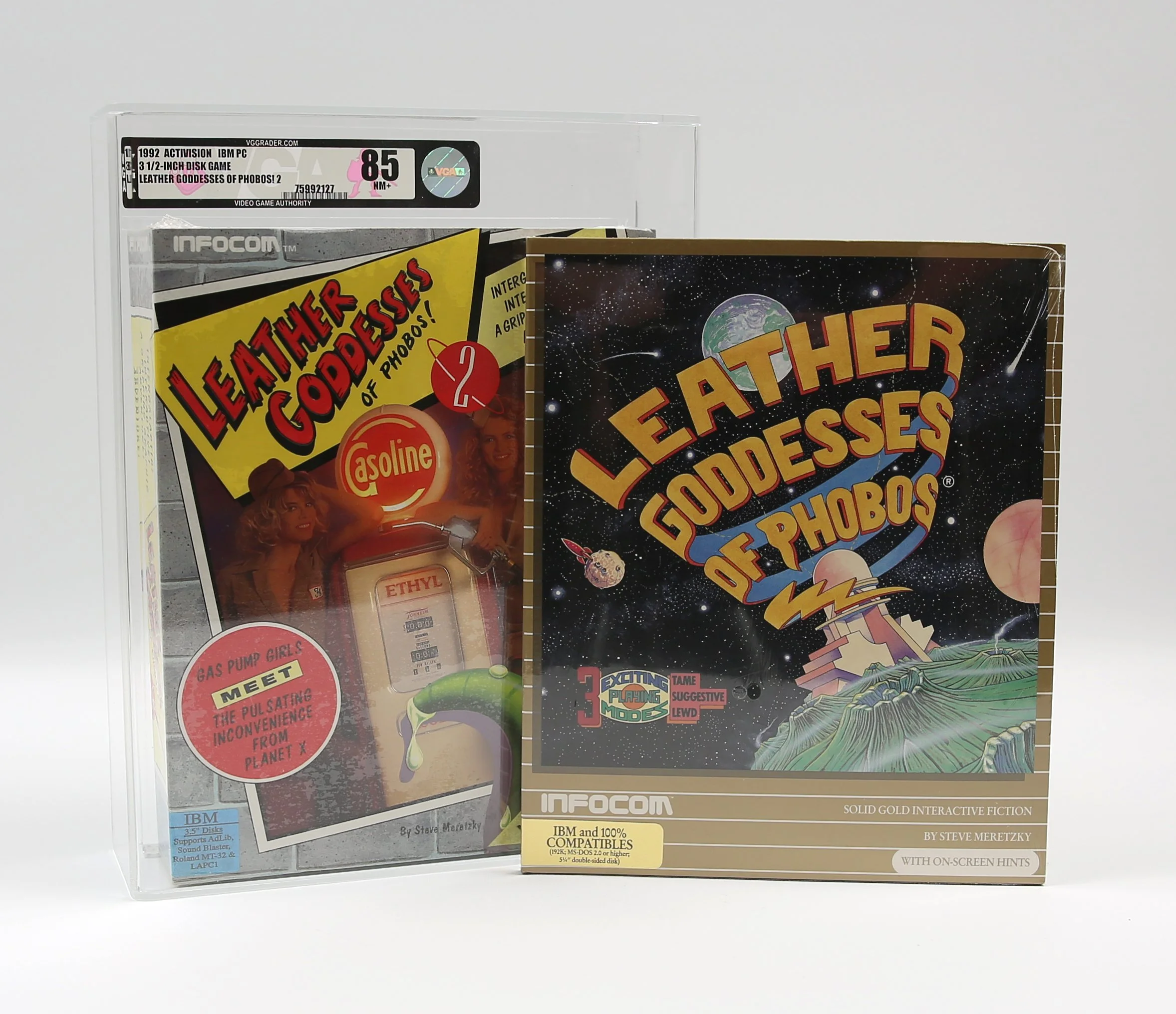 1988 Leather Goddesses of Phobos 1 & 2 VGA Graded Lot Infocom TOP POP