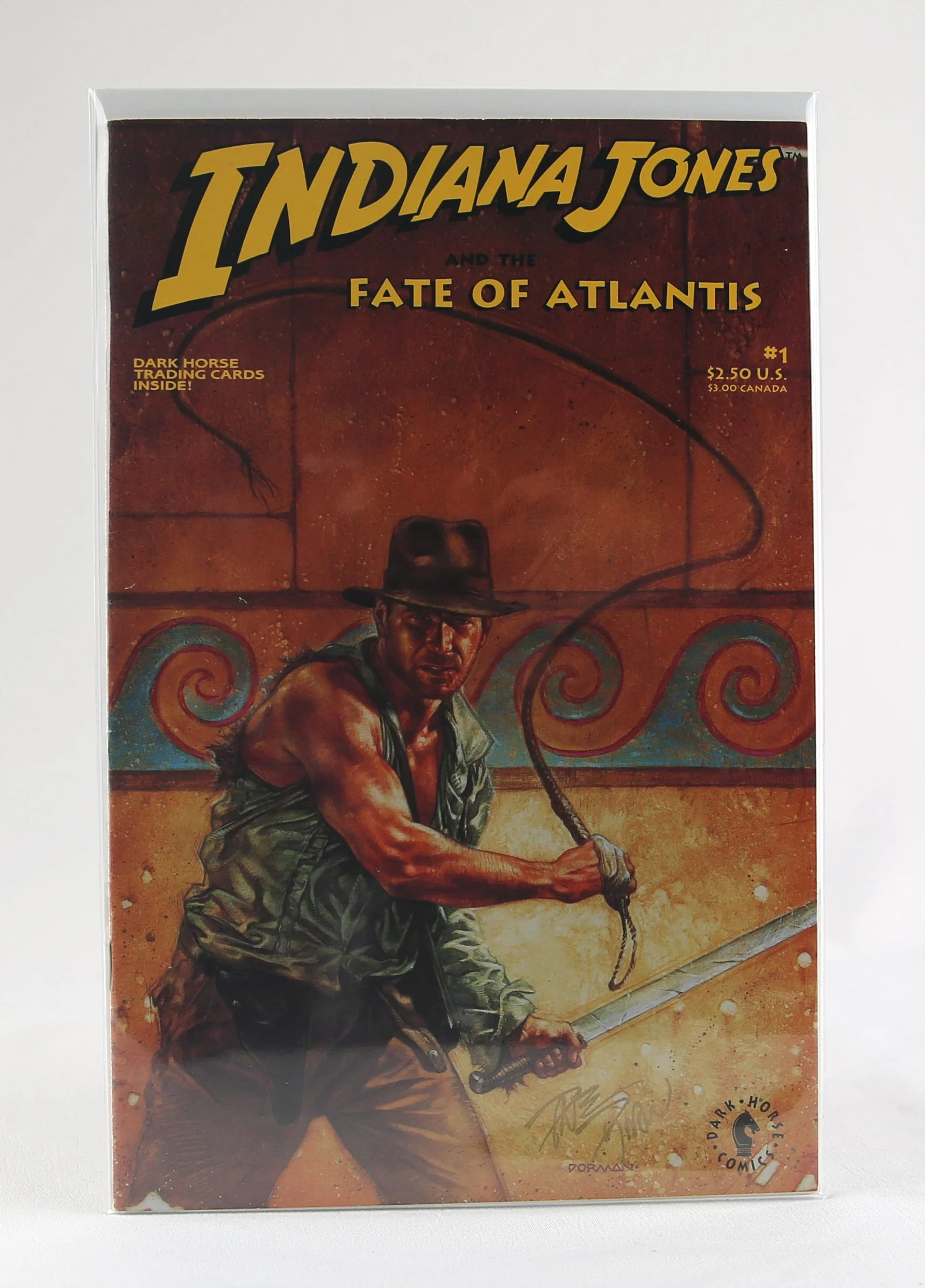 1991 Dark Horse Indiana Jones and the Fate of Atlantis #1 of 4 Signed by Dave Dorman