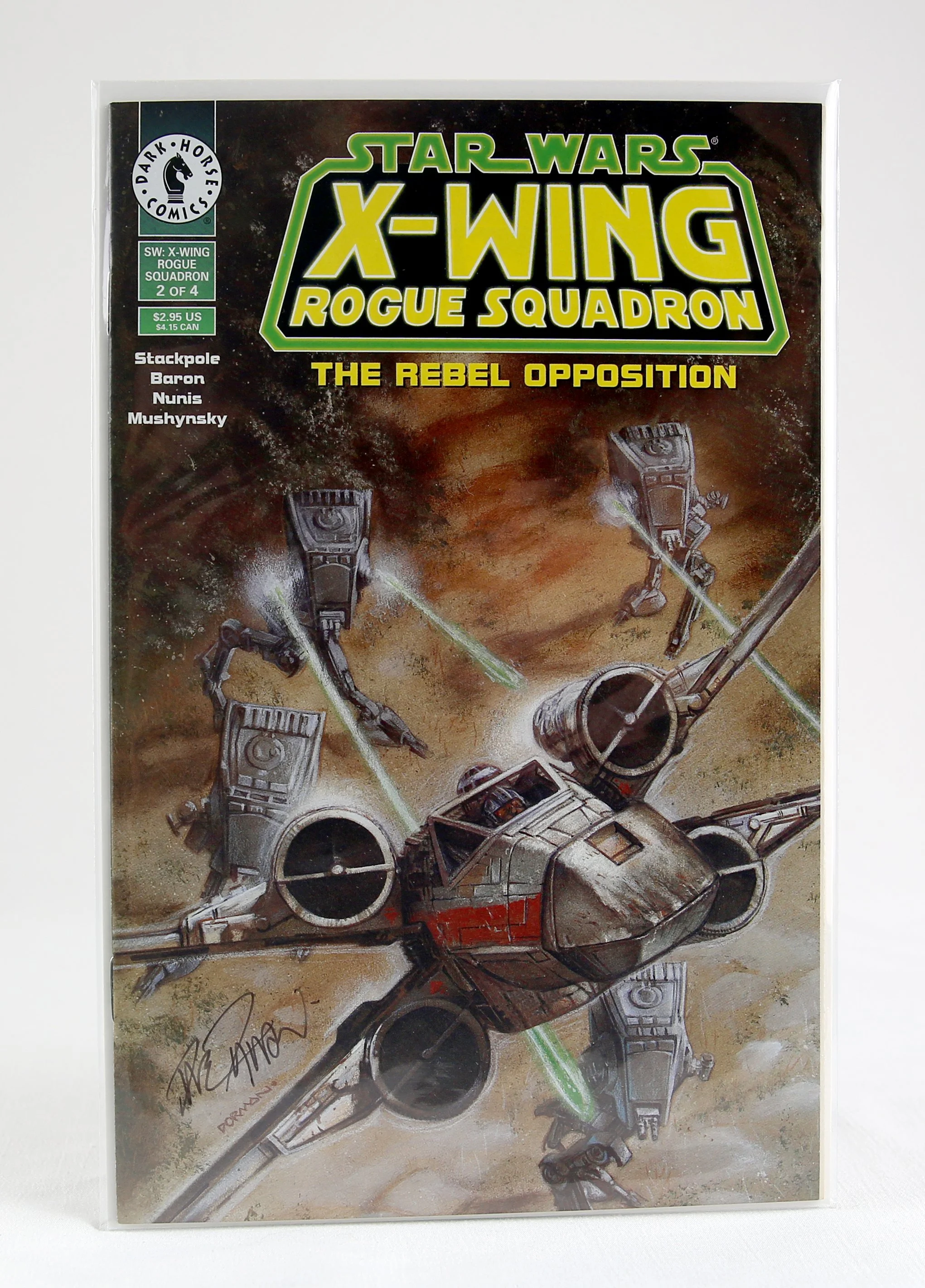 1994 Dark Horse X-Wing Rogue Squadron: The Rebel Opposition #2 of 4 Signed by Dave Dorman