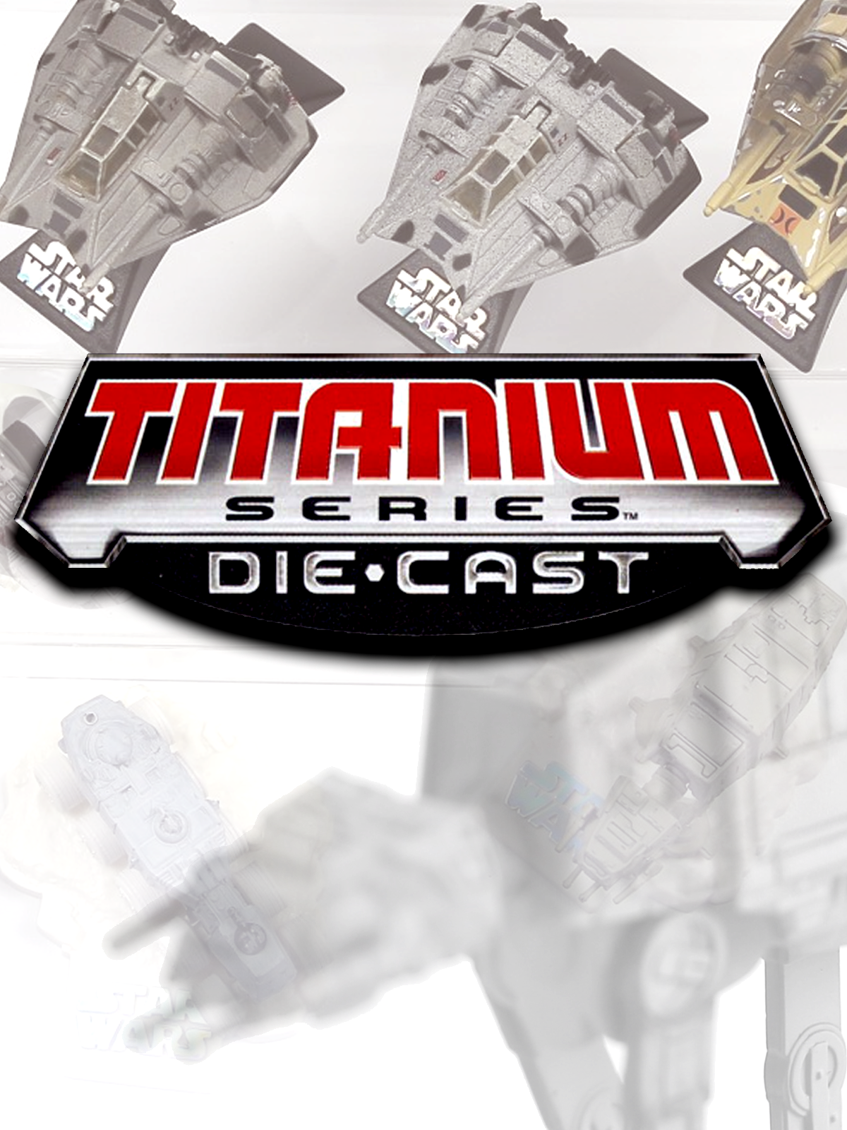 Star Wars Titanium Series Die Cast Ships and Hot Wheels 2005
