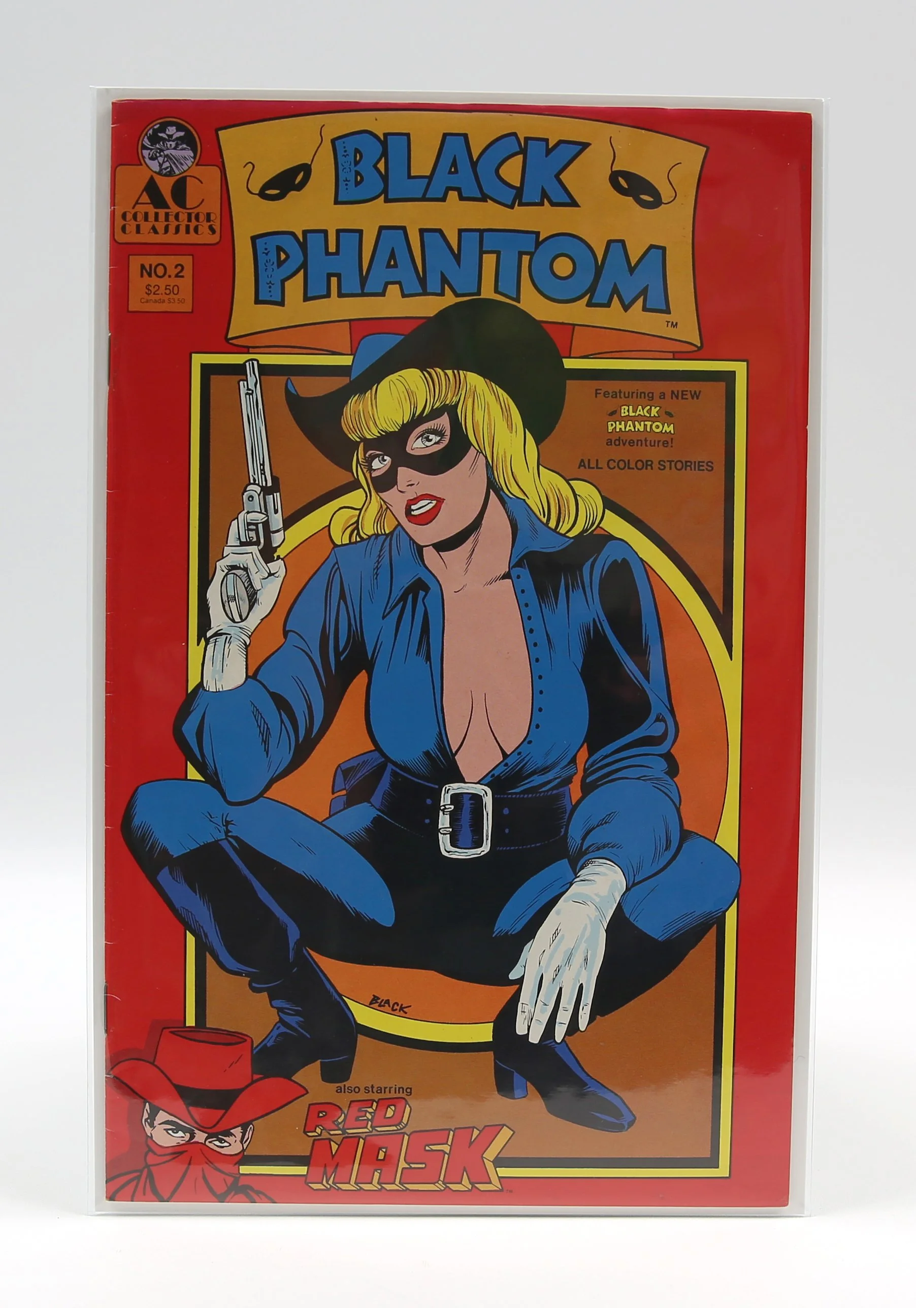 Black Phantom 2 starring Red Mask 1990 AC Comics