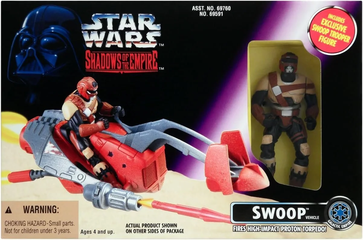 1996 Star Wars: Shadows of the Empire Swoop Bike MISB