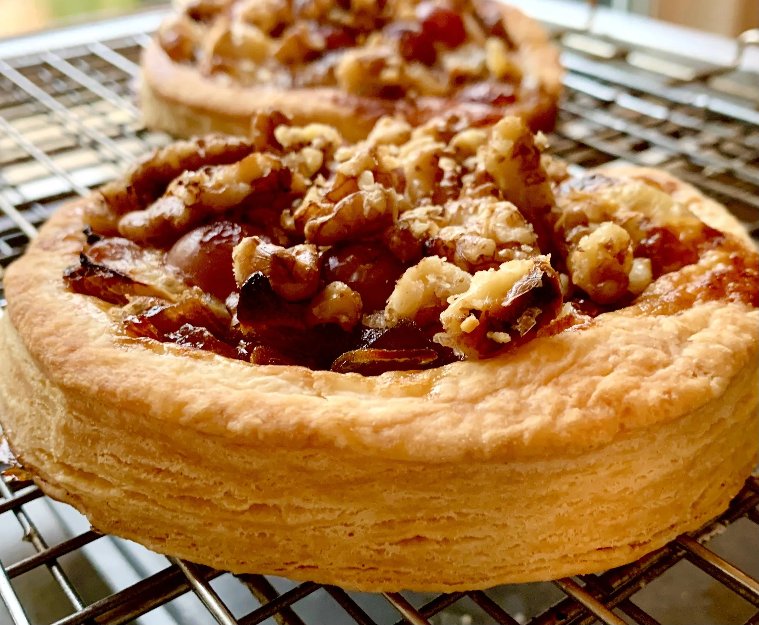 NEW: Brie, Grape, & Savoury Apple Chutney Galette