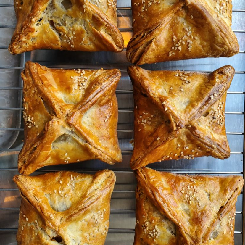 Curry Chickpea & Sweet Potato Parcel Pie