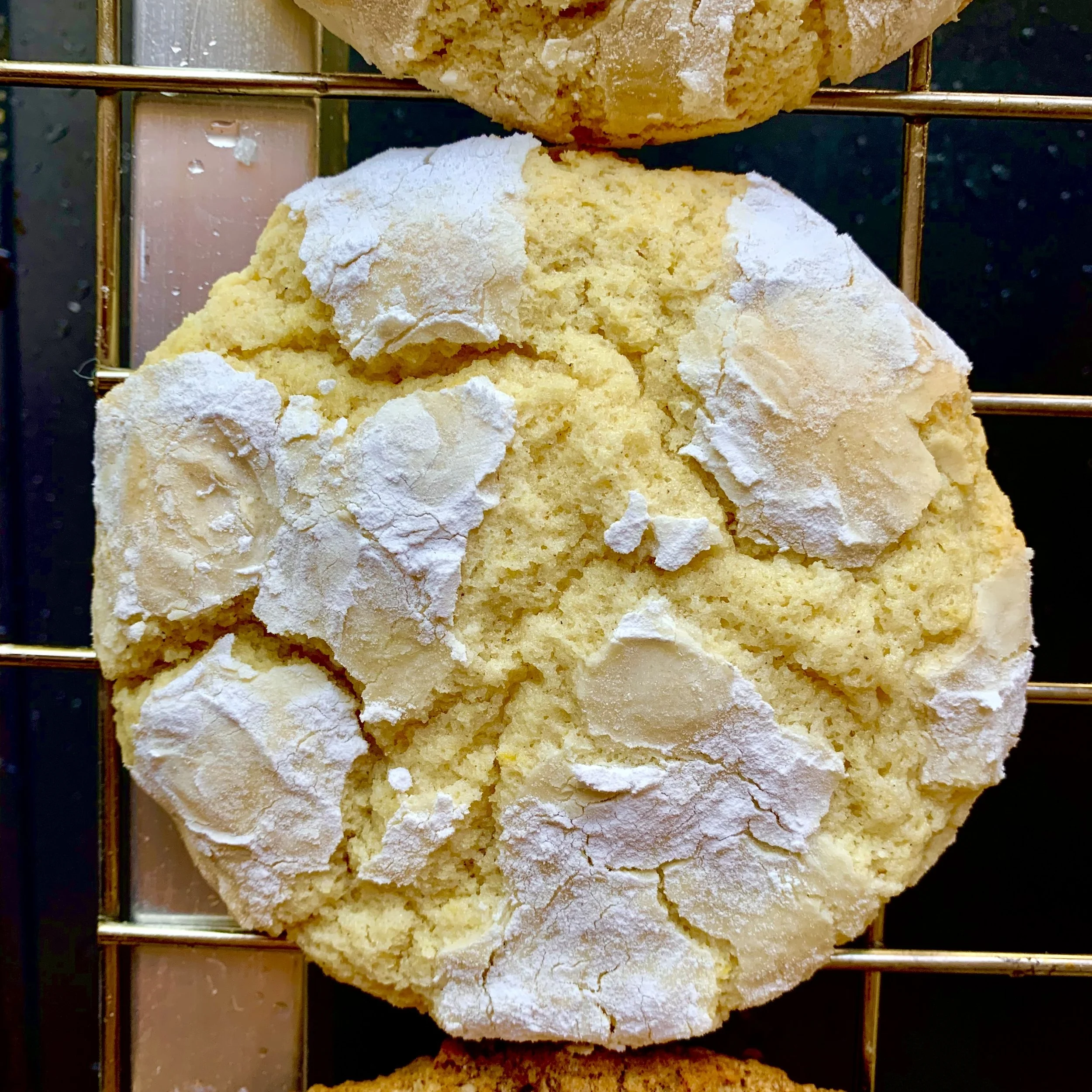 NEW: GF Lemon Crinkle Cookies (6)