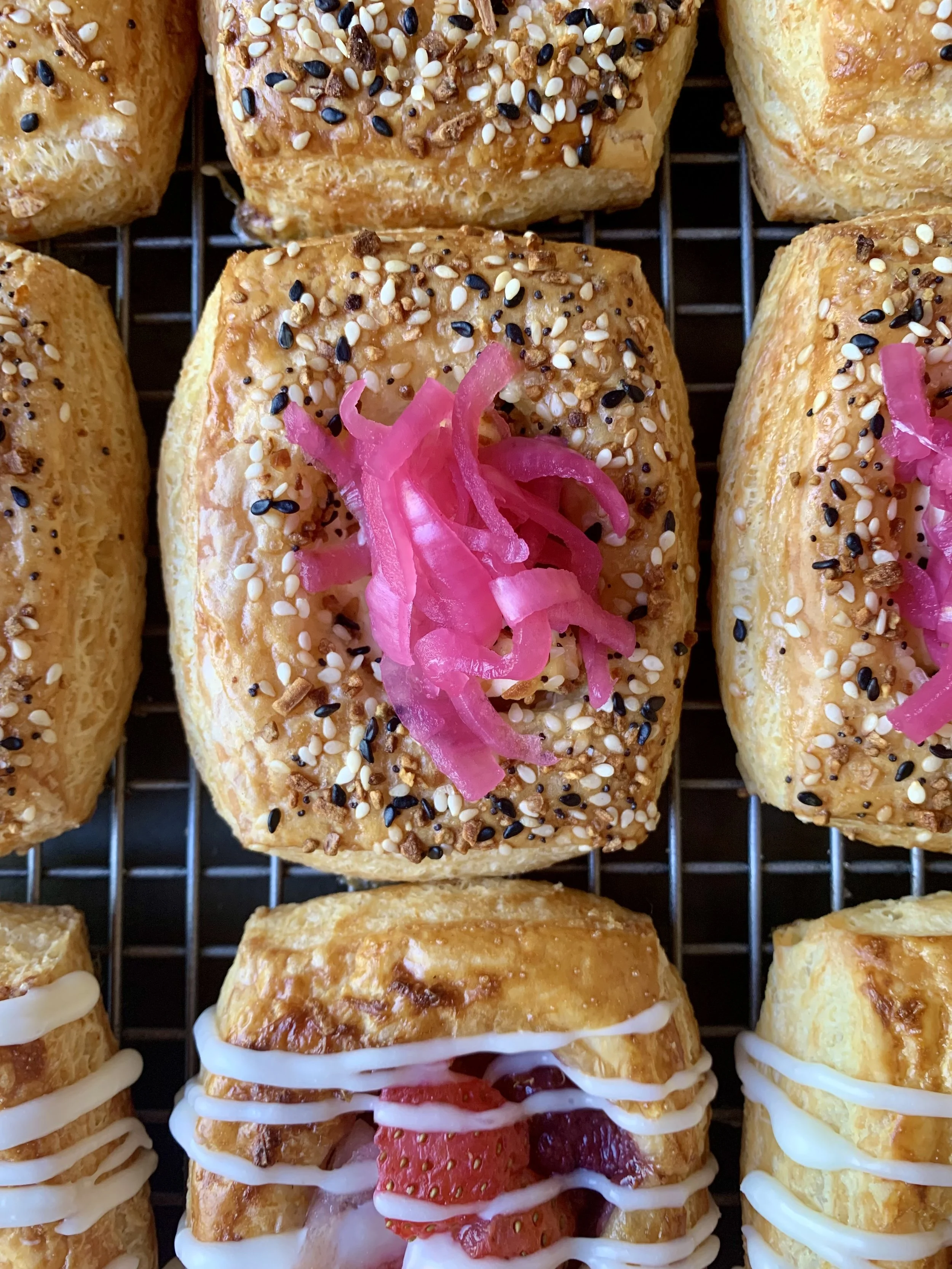 Everything Bagel Cream Cheese Danishes (6)