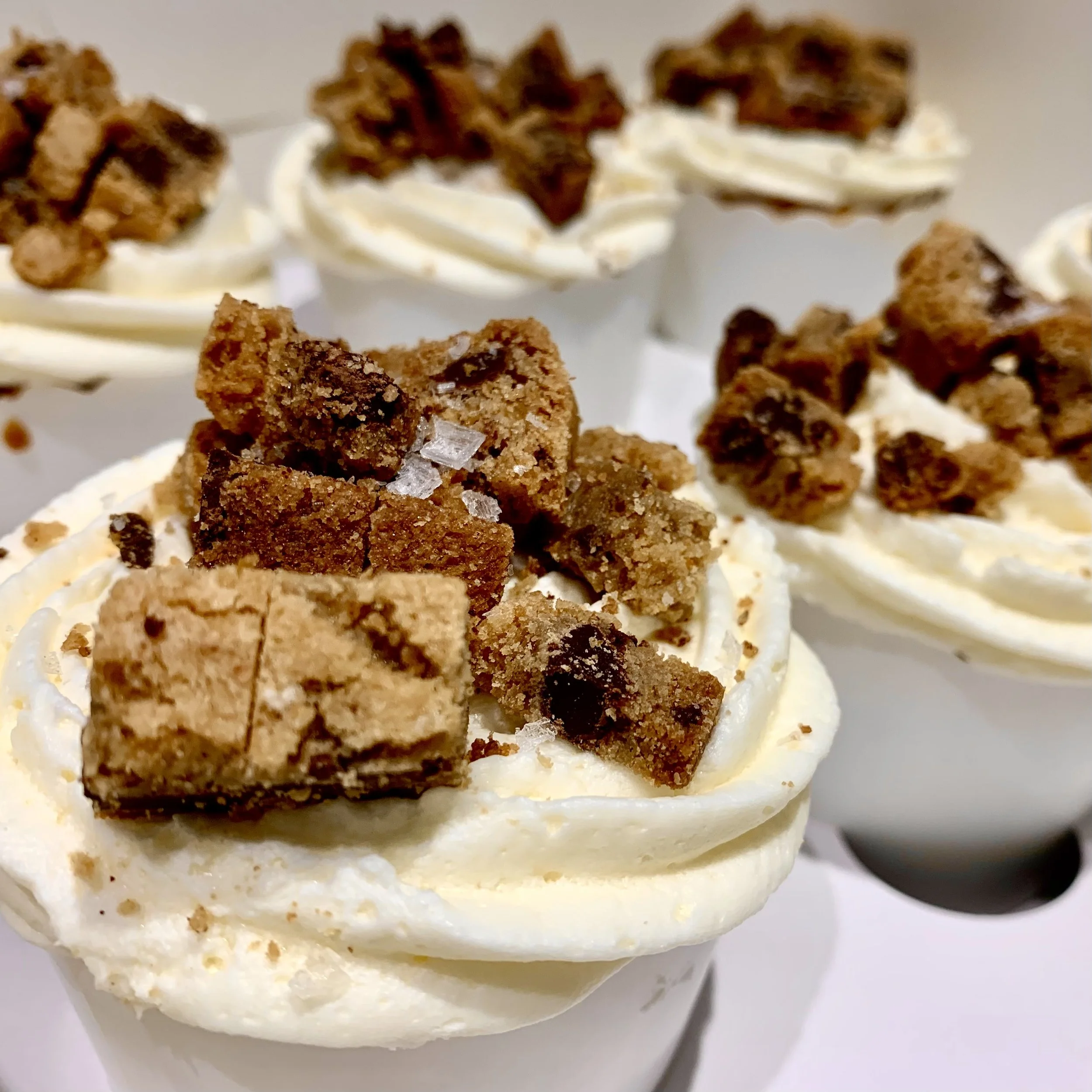 Sea Salt Chocolate Chip Cookie Cupcakes (4)