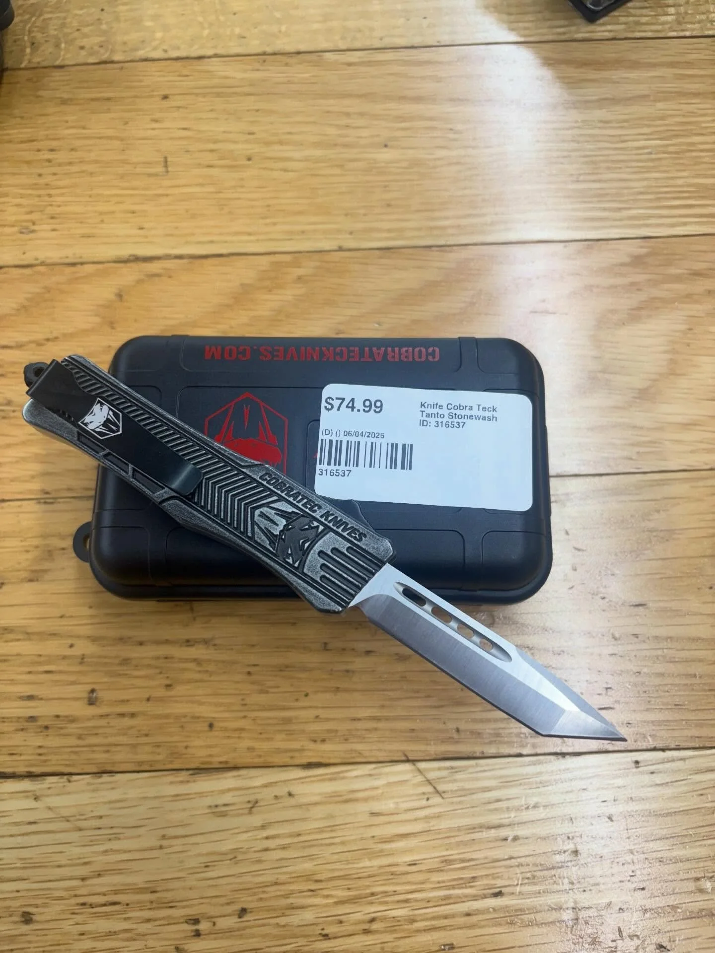 Come check out our Cobra Tec Knifes