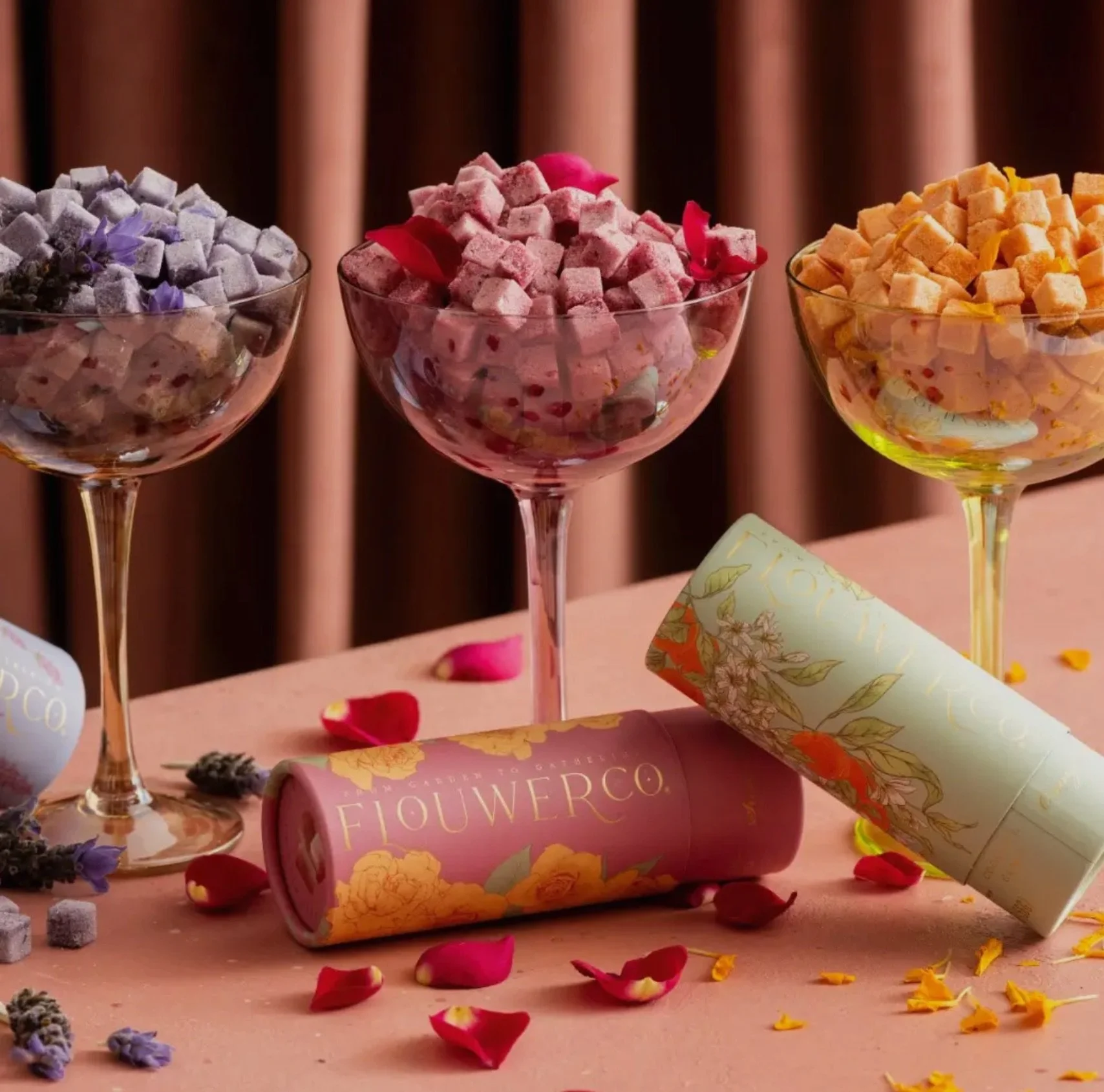 Lavender Cocktail Cubes