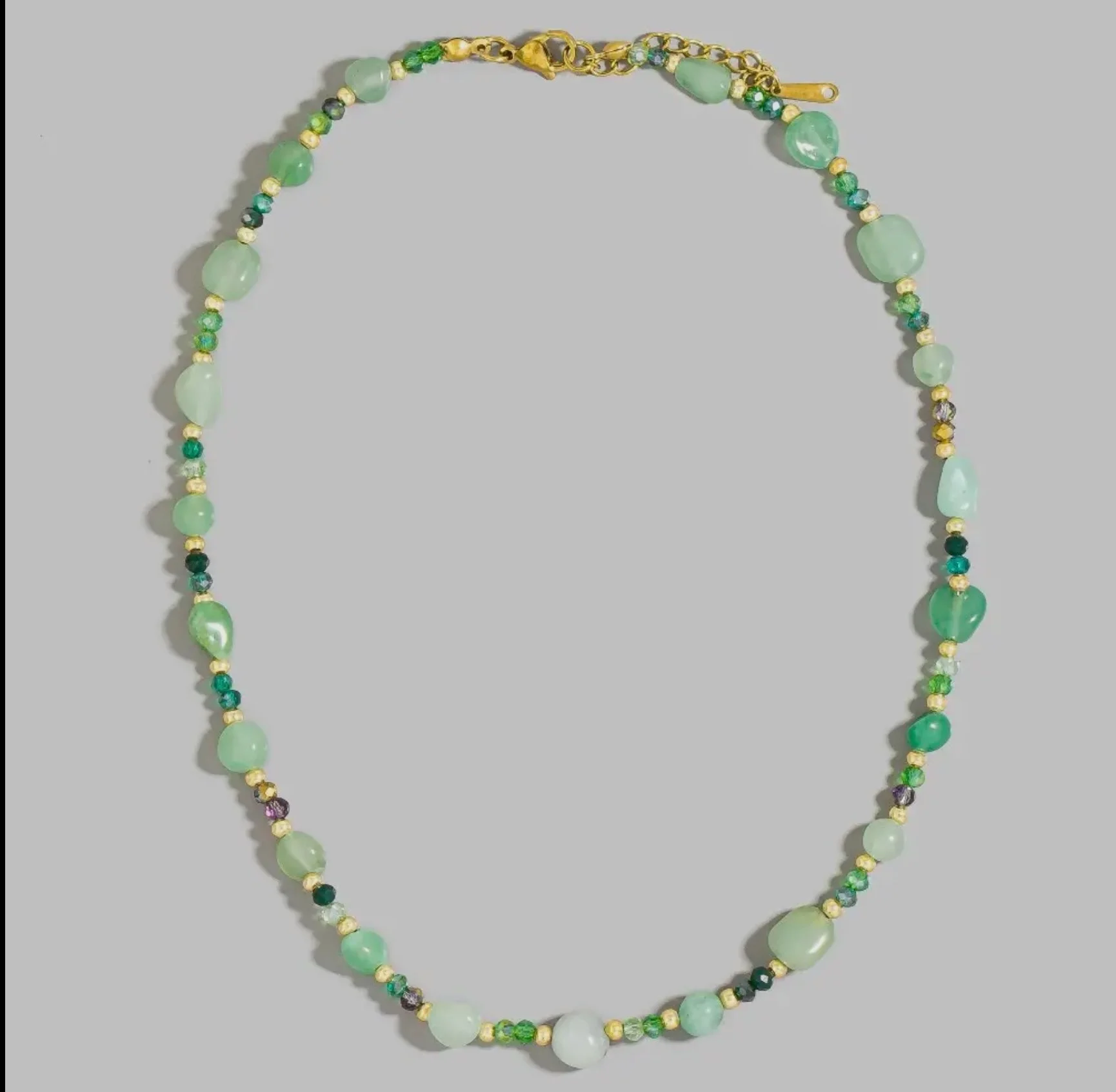 Green Beaded Necklace