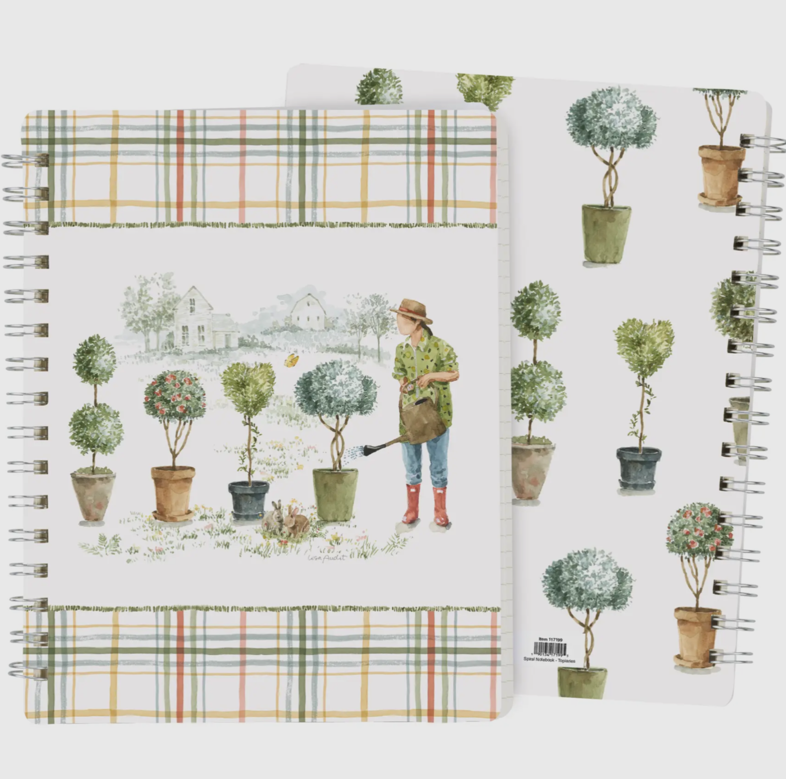 Topiary Spiral Notebook
