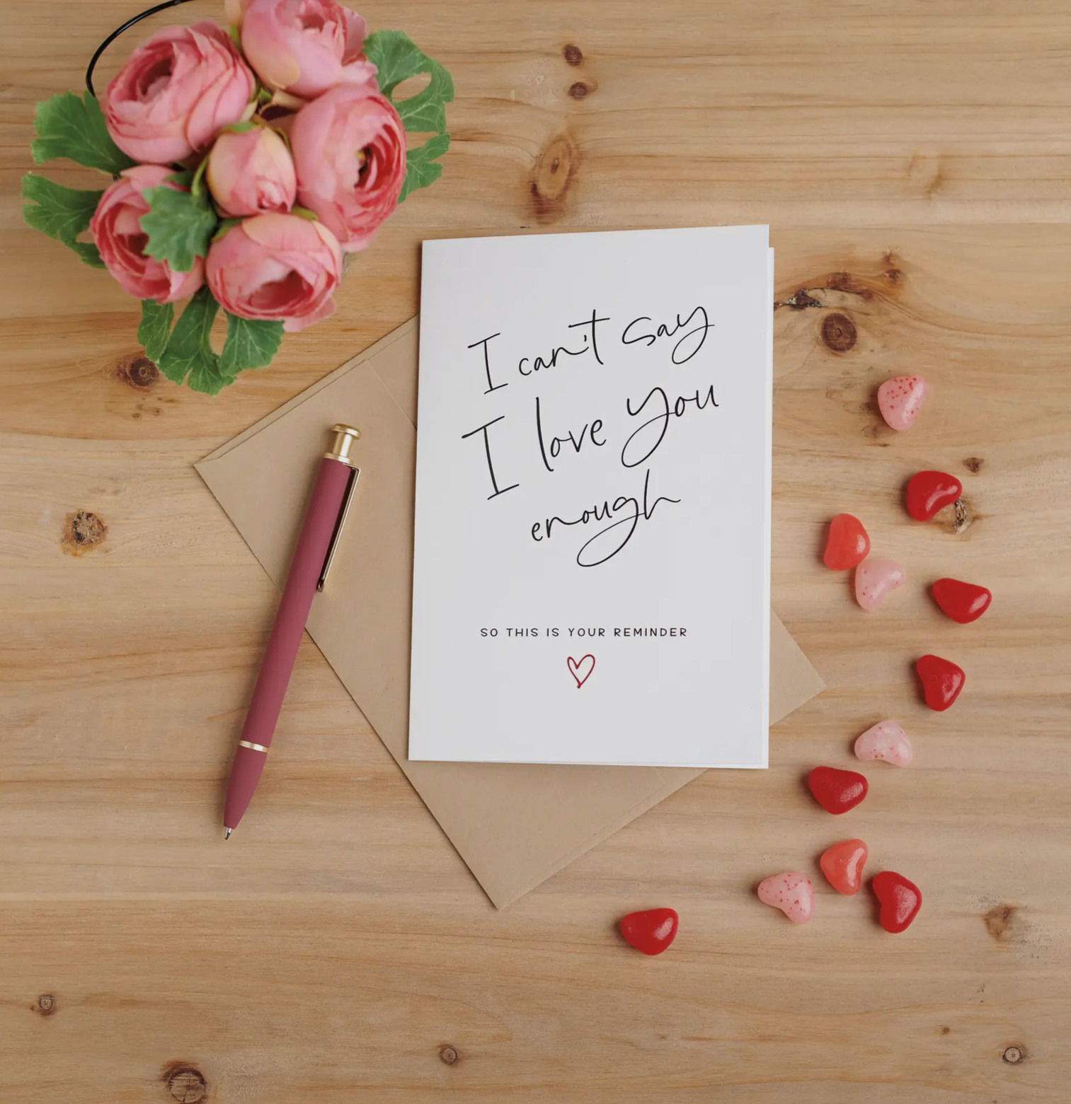 I Love You Greeting Card