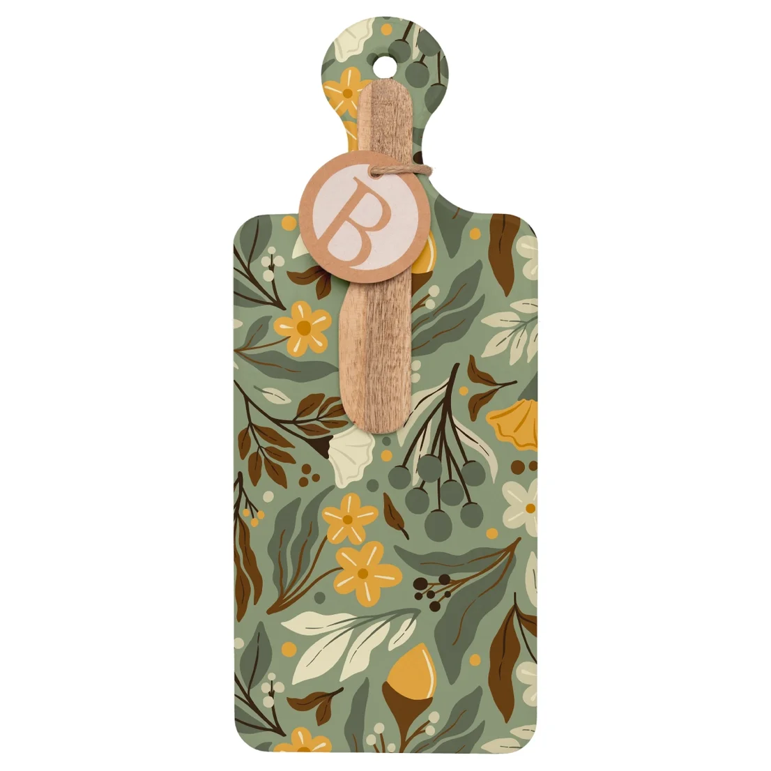 Autumn Acorn Ceramic Cheese Board