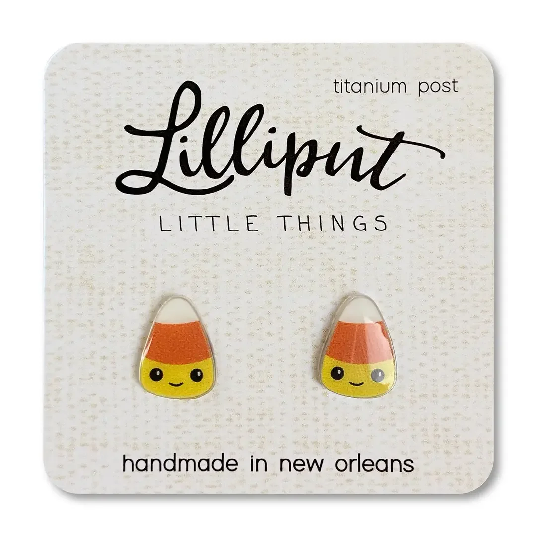 Candy Corn Earrings