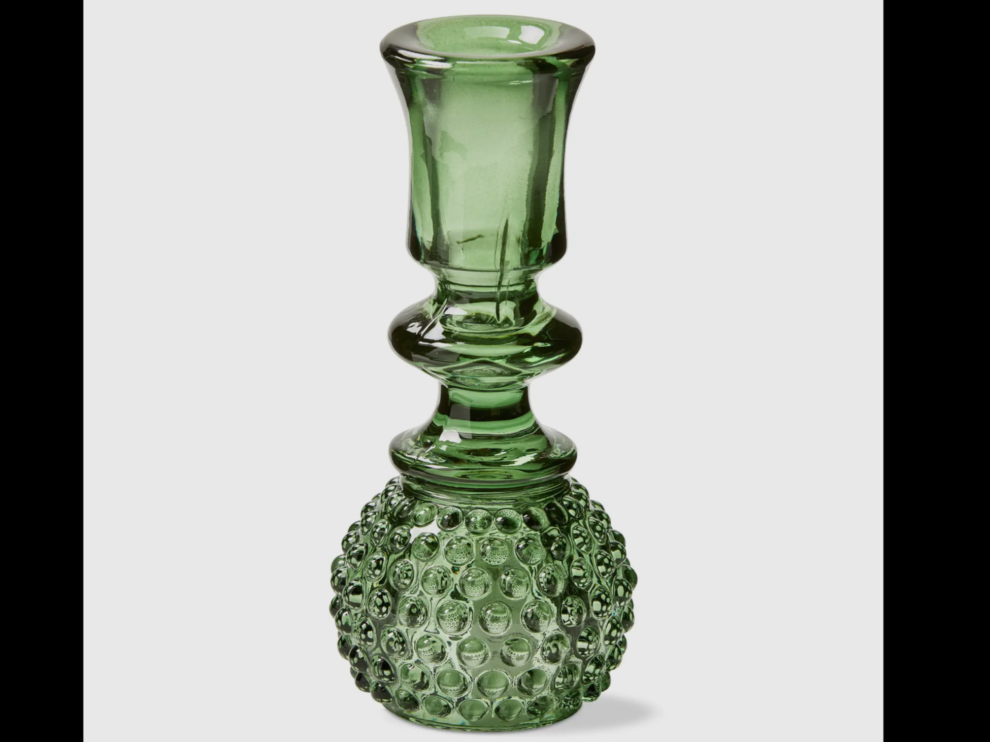 Green Taper Candle Holder