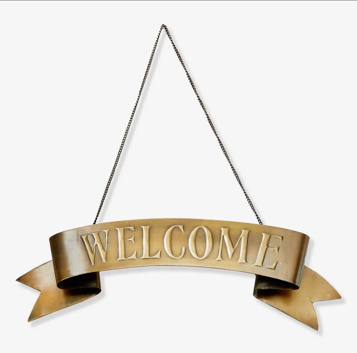 Antique Welcome Hanging Sign