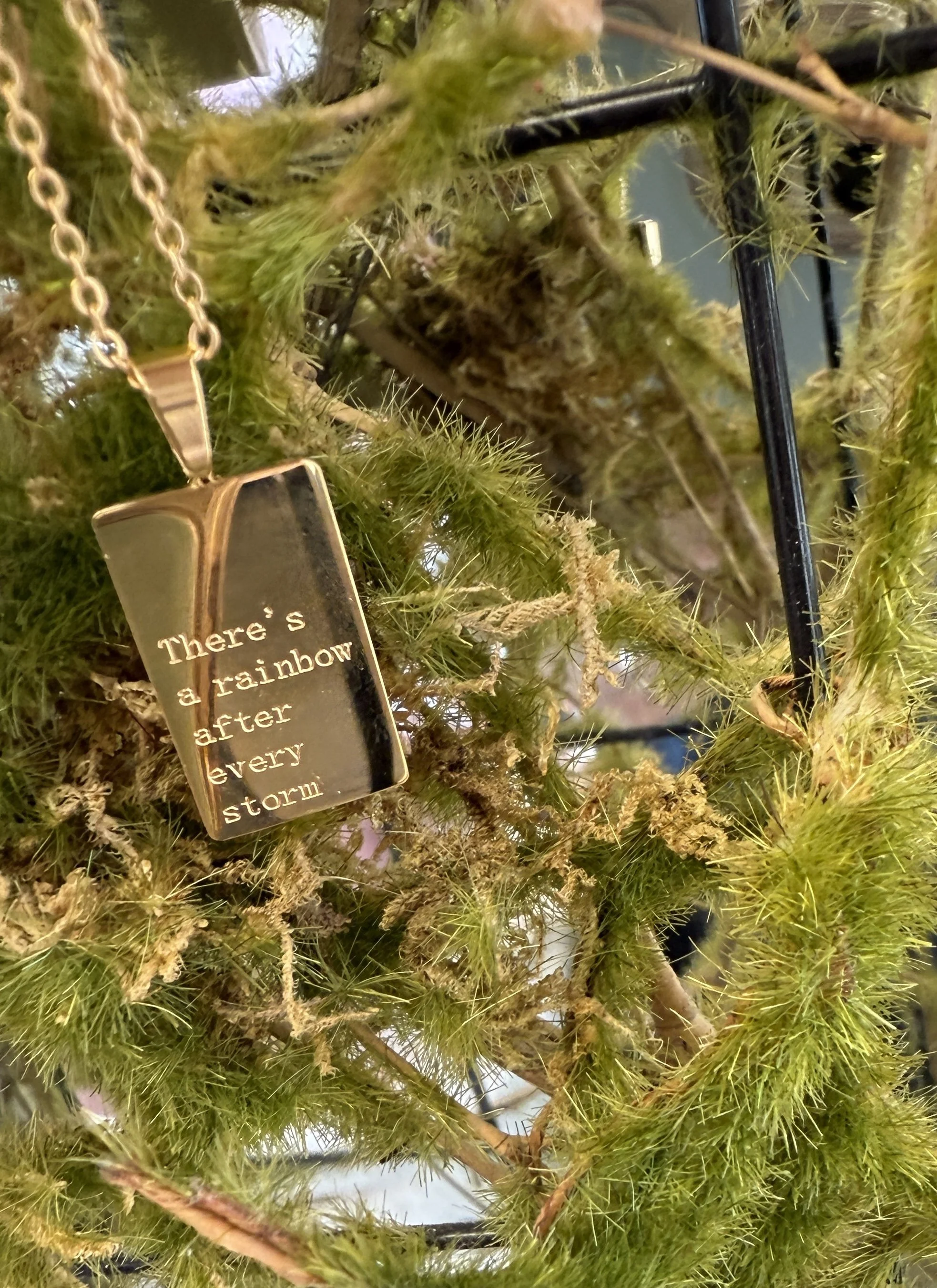 There's A Rainbow After Every Storm Necklace