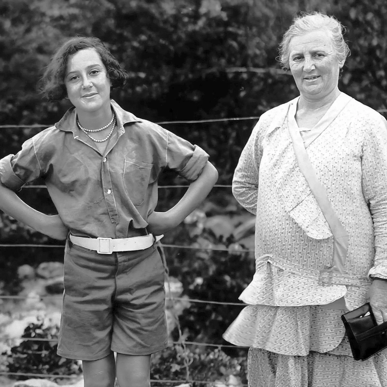 My mother Fanny with her mother Shayna
