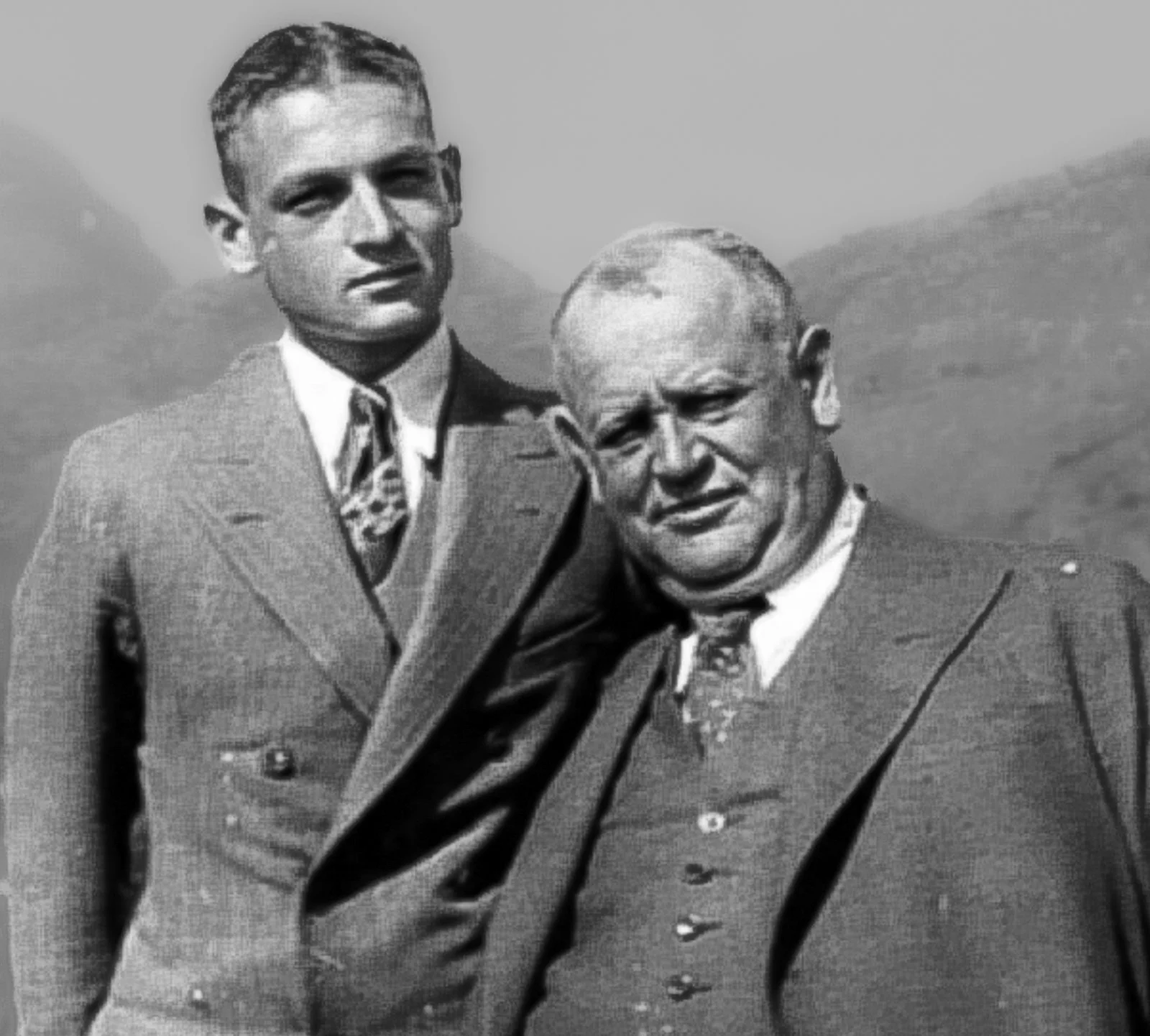 My father Harry with his father, Philip