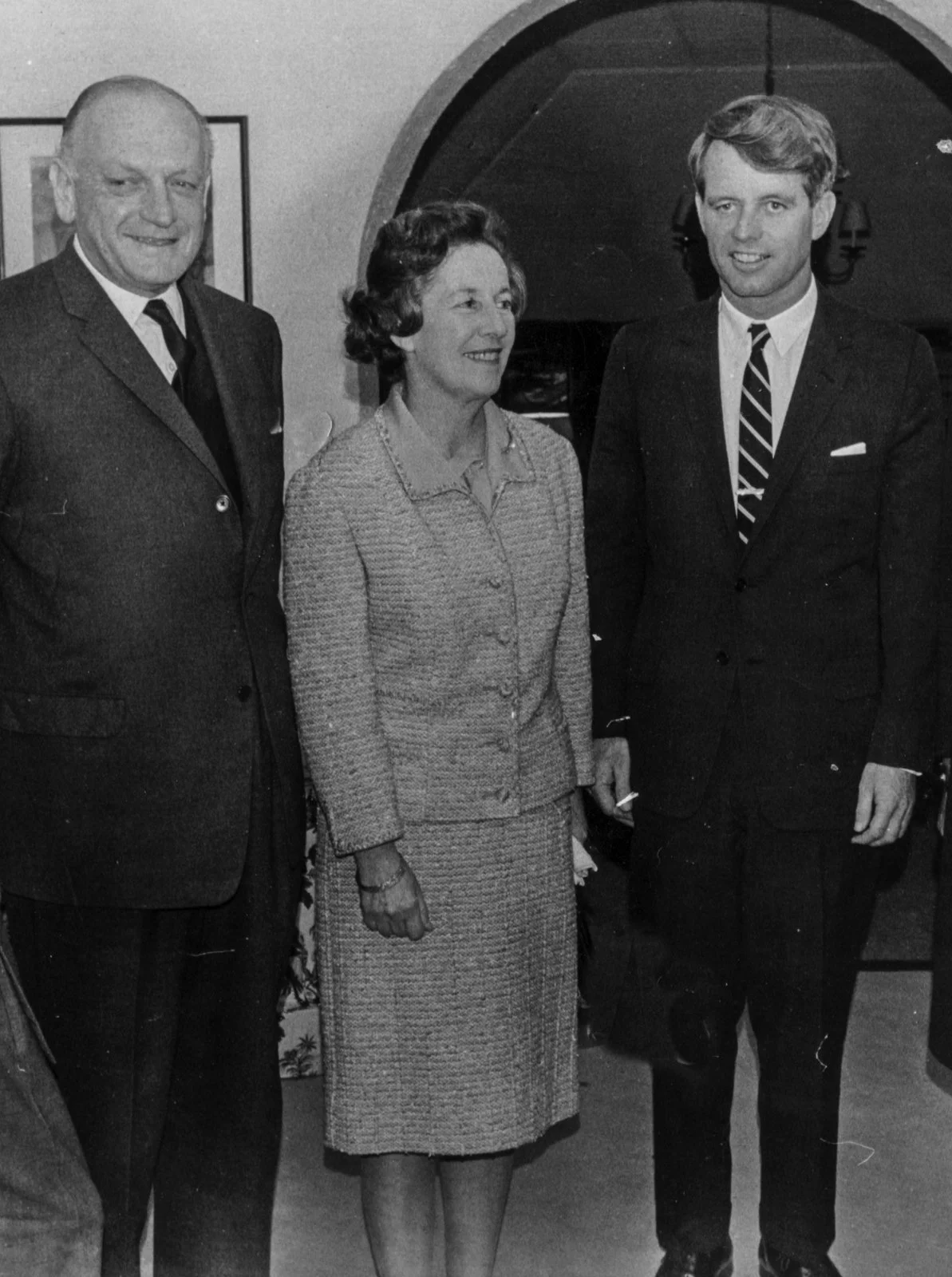 My father Harry Brigish with Helen Suzman and Robert F. Kennedy - Johannesburg, 1962
