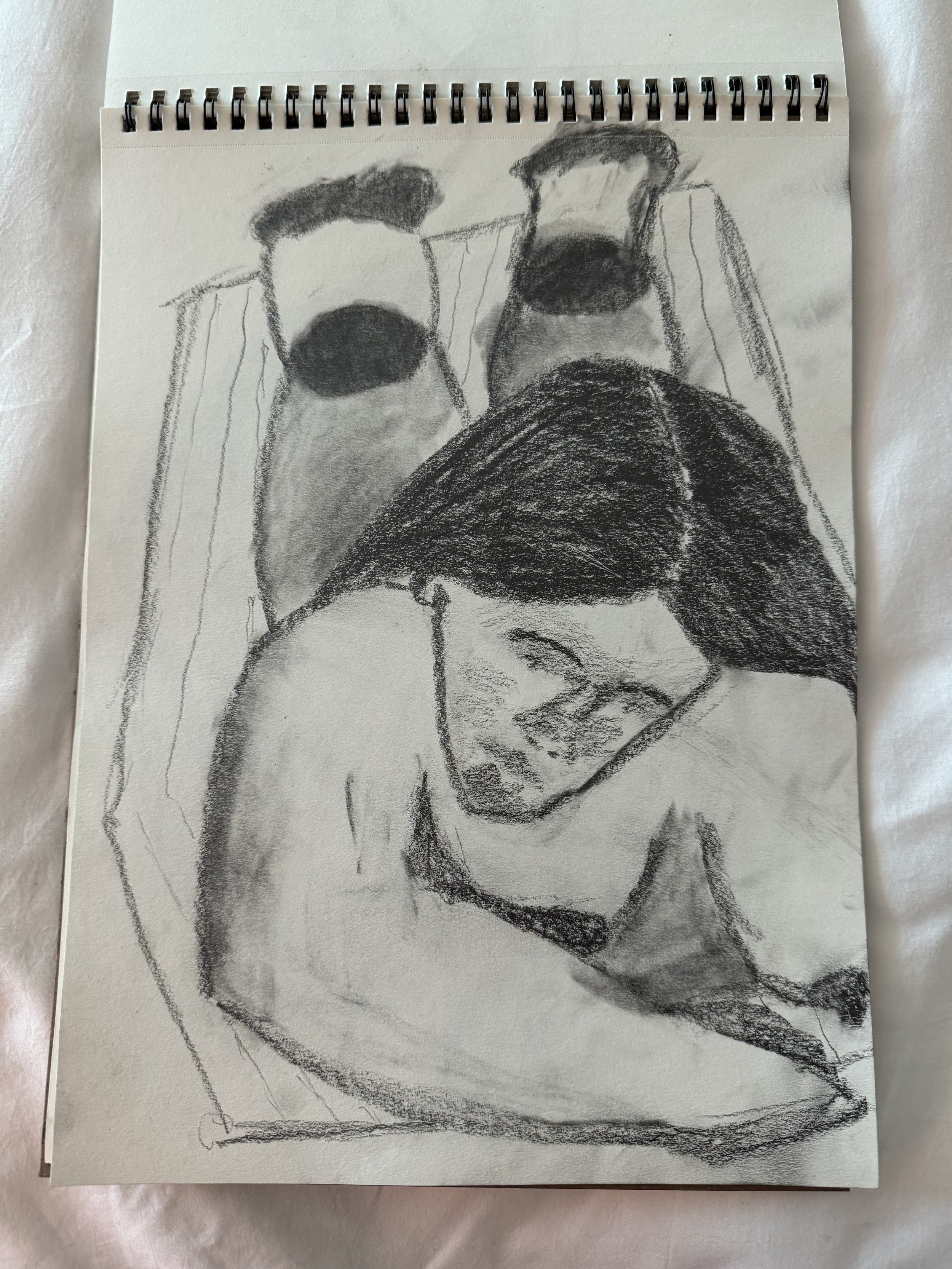 1, 9x12 in. 2025, graphite on paper