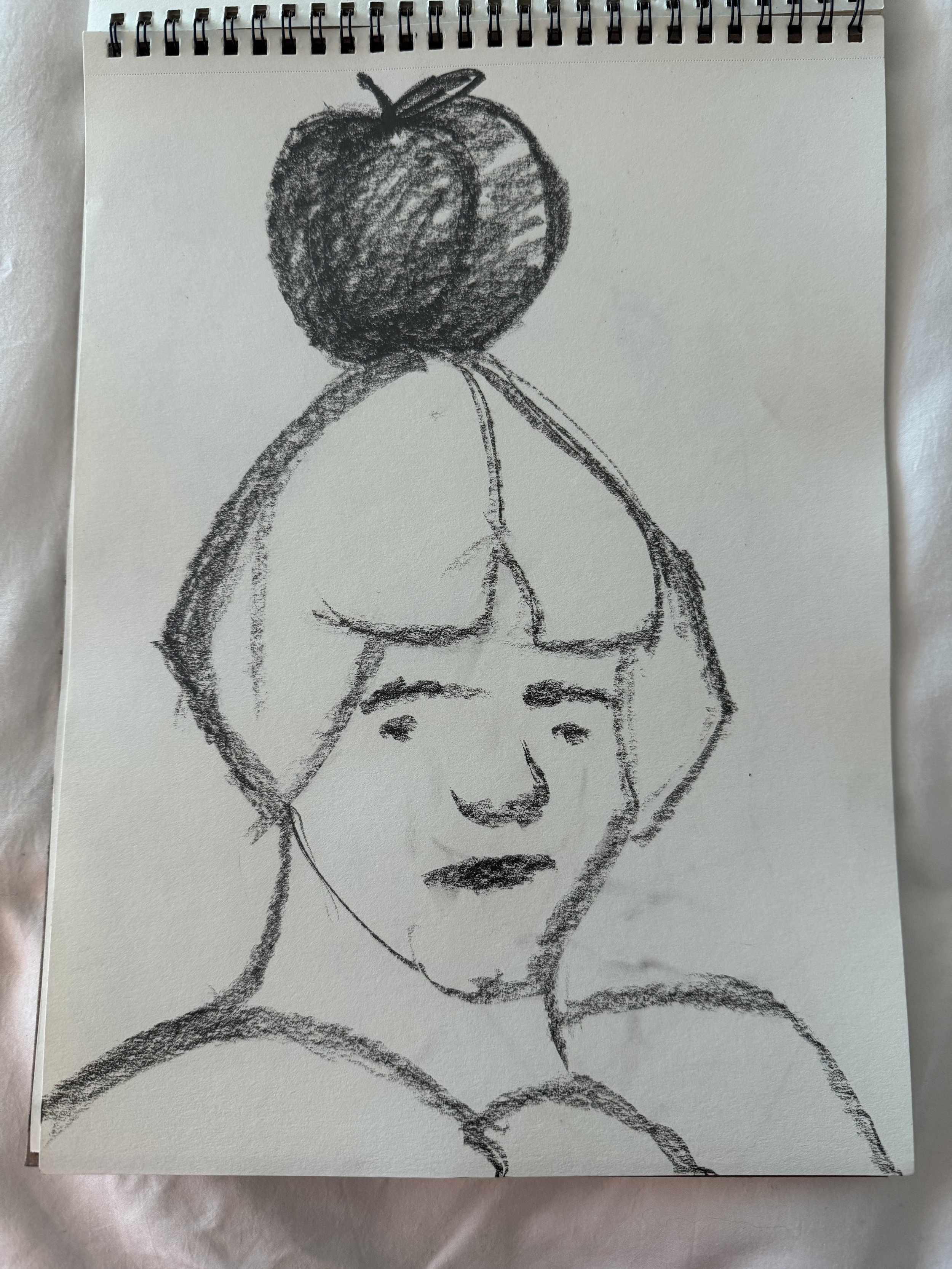 4, 9x12 in. 2025, graphite on paper