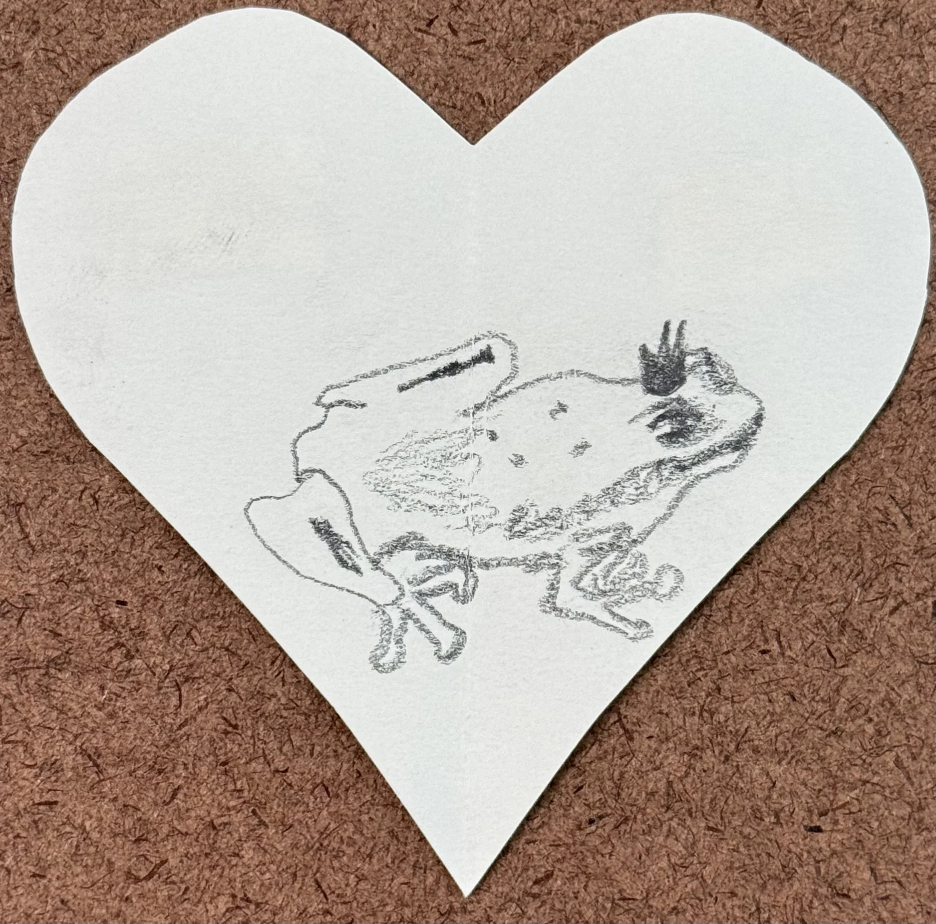 Prince Charming, graphite on paper, 1x1 inches, 2023