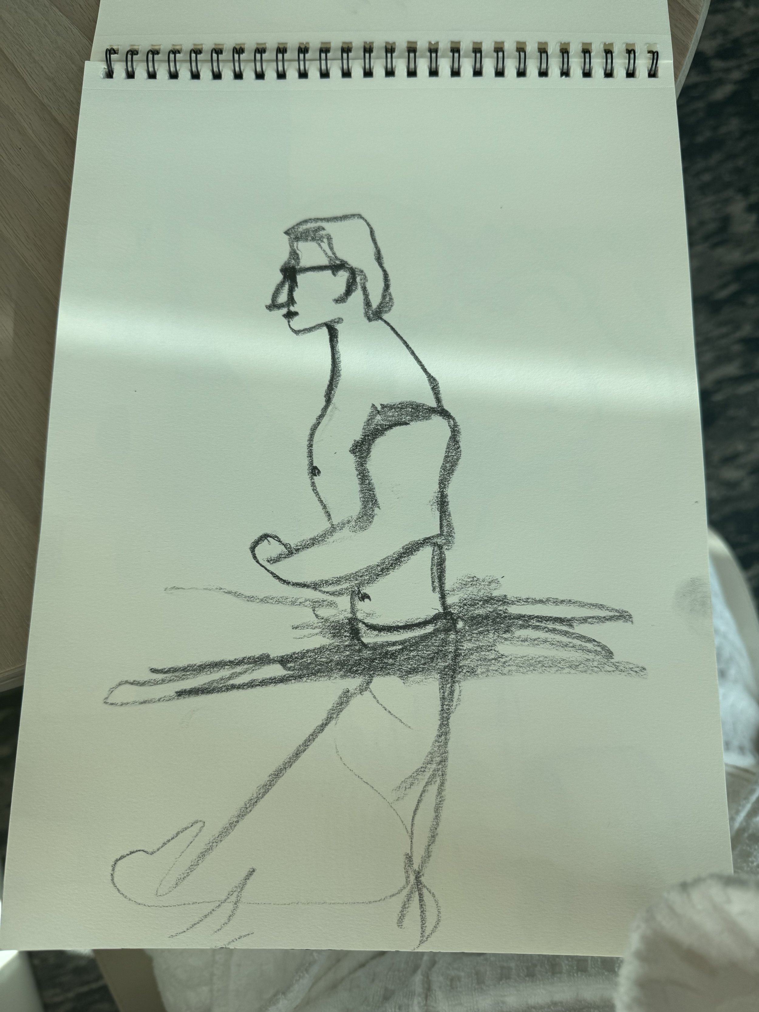 10, 9x12 in. 2025, graphite on paper