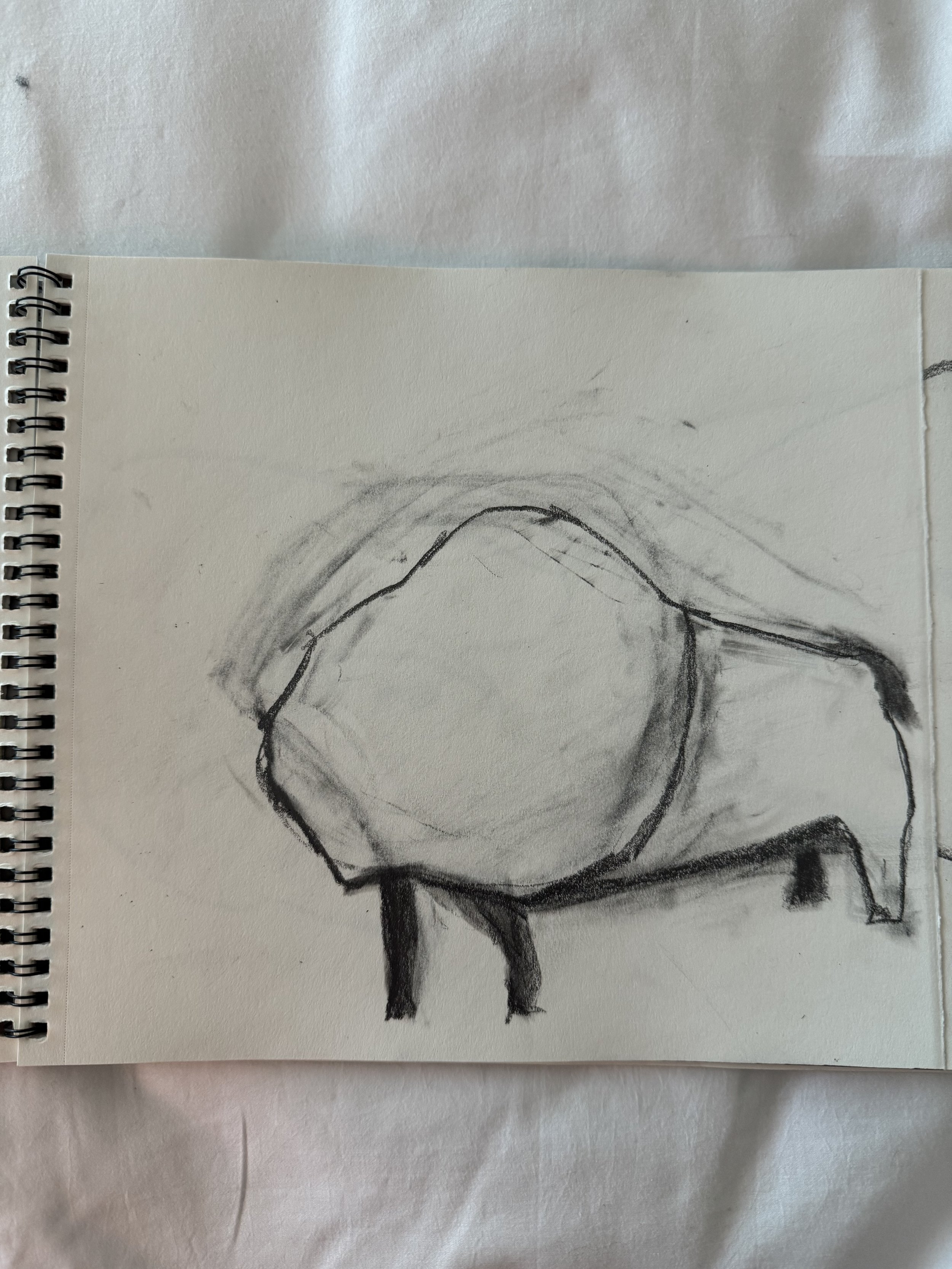 5, 12x9 in. 2025, graphite on paper