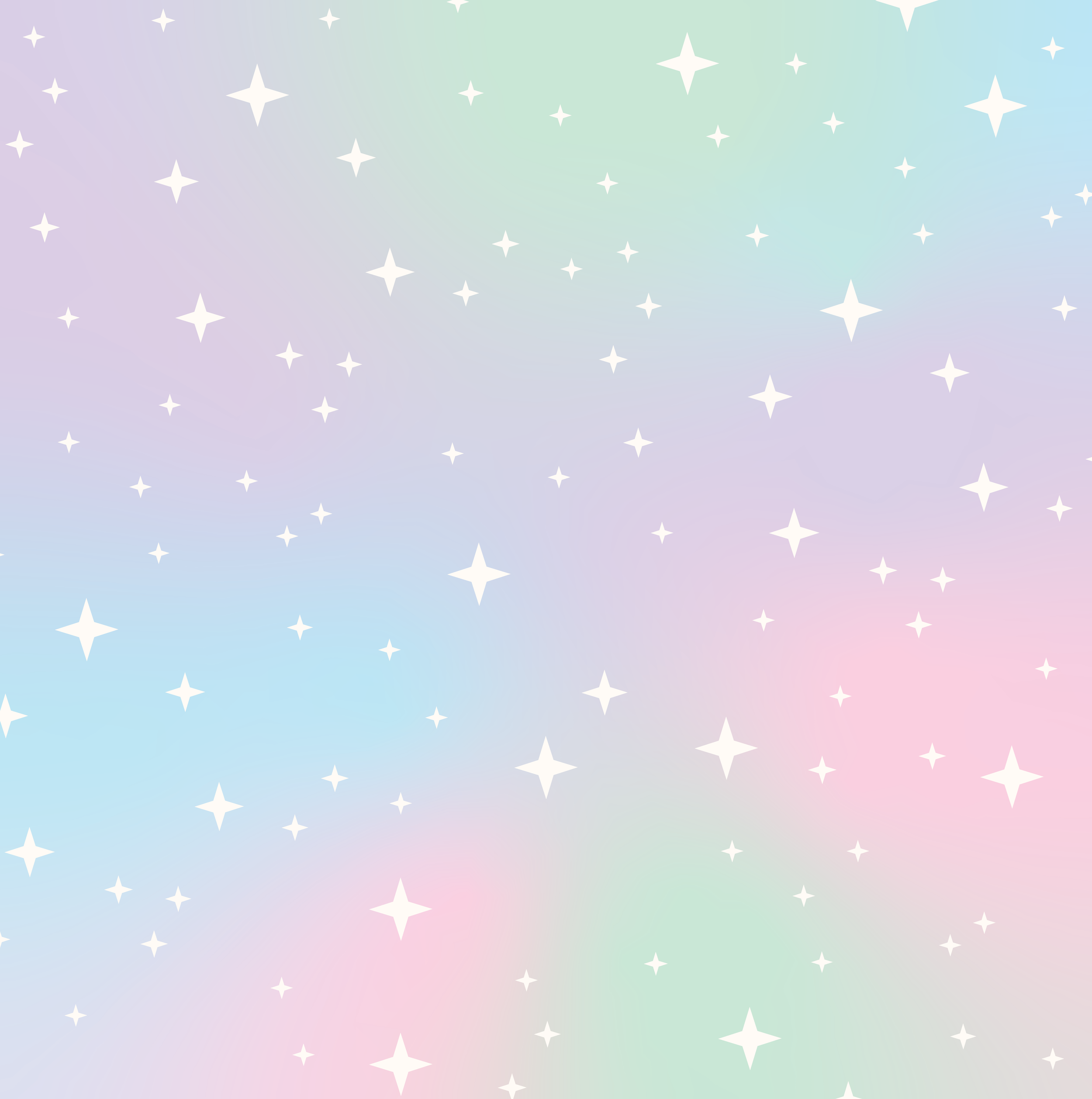 Pastel-colored background with white star patterns