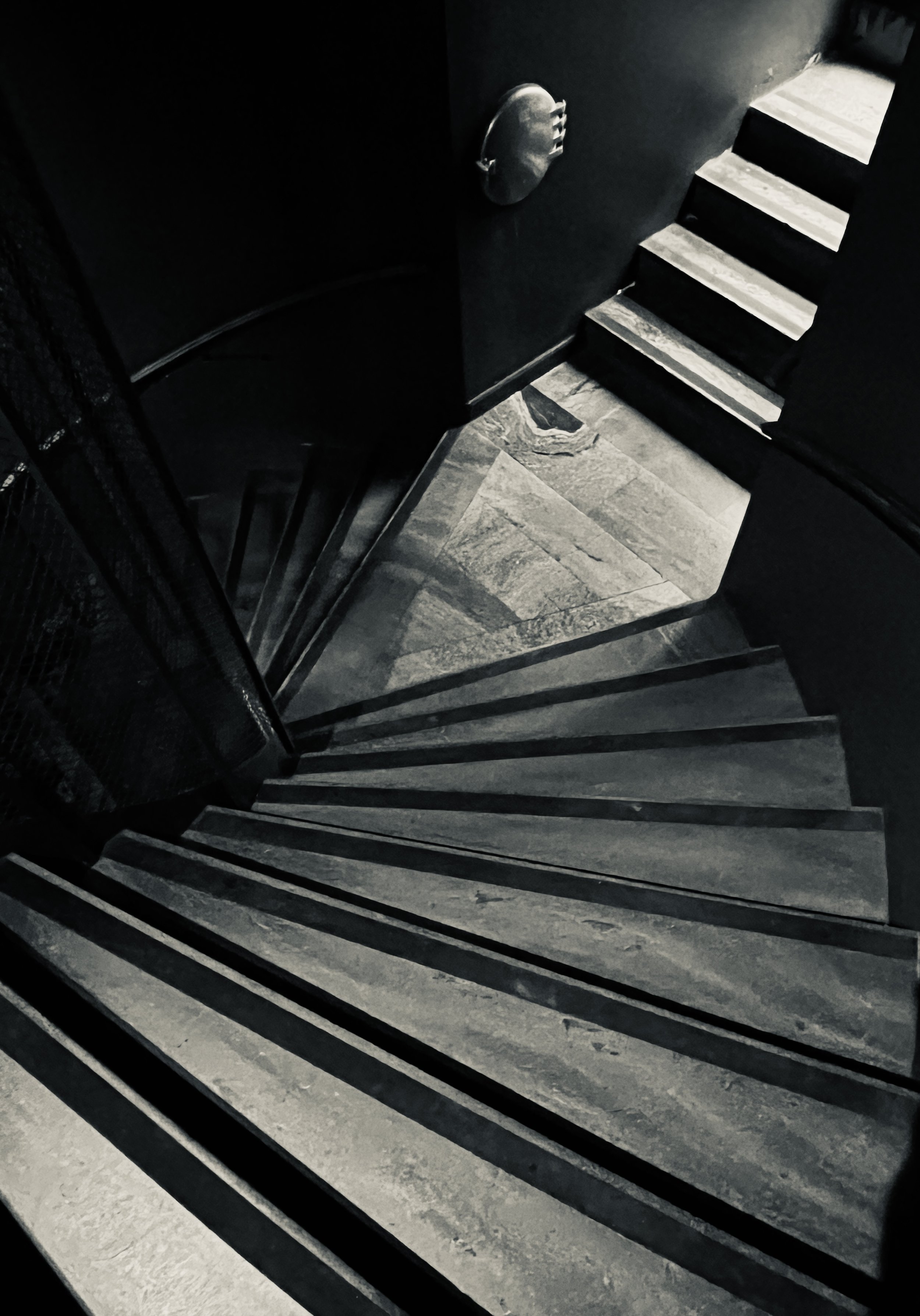 Our hotel staircase.