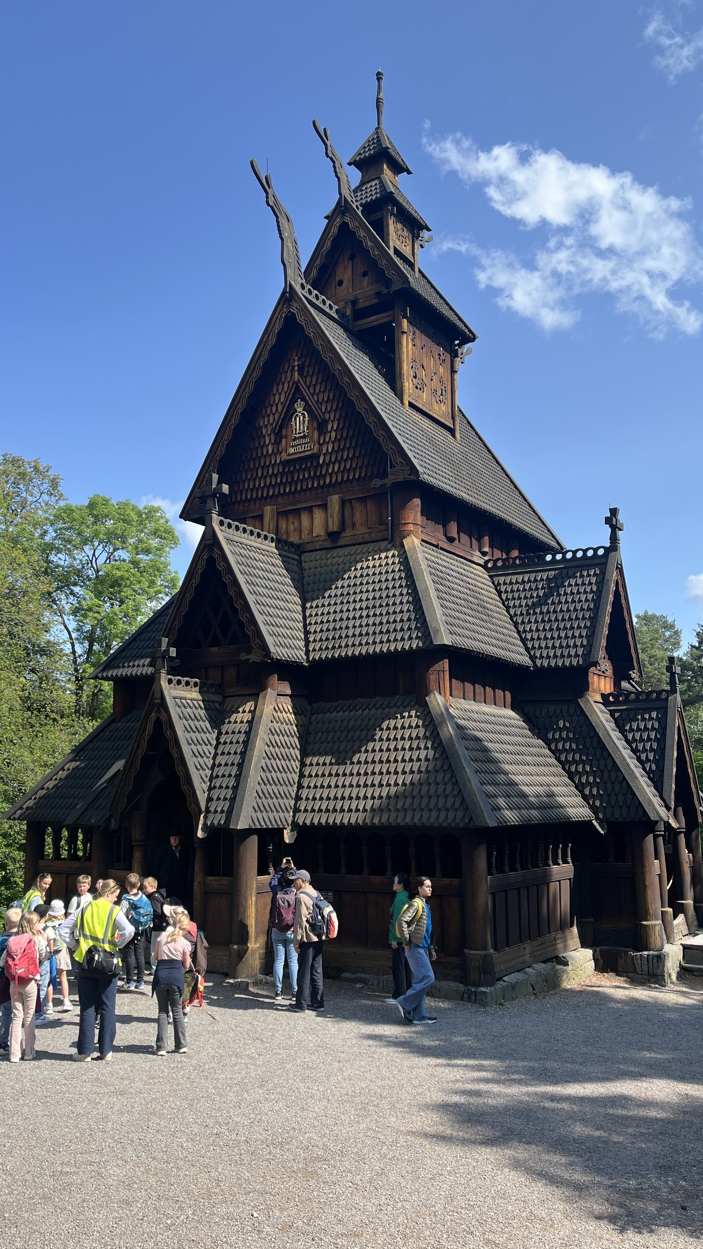Last day before heading home. We started with a trip to the Nordic Folk Museum, Norway’s version of Greenfield Village—albeit much, much older. The highlight is this church dating from the 1200s.