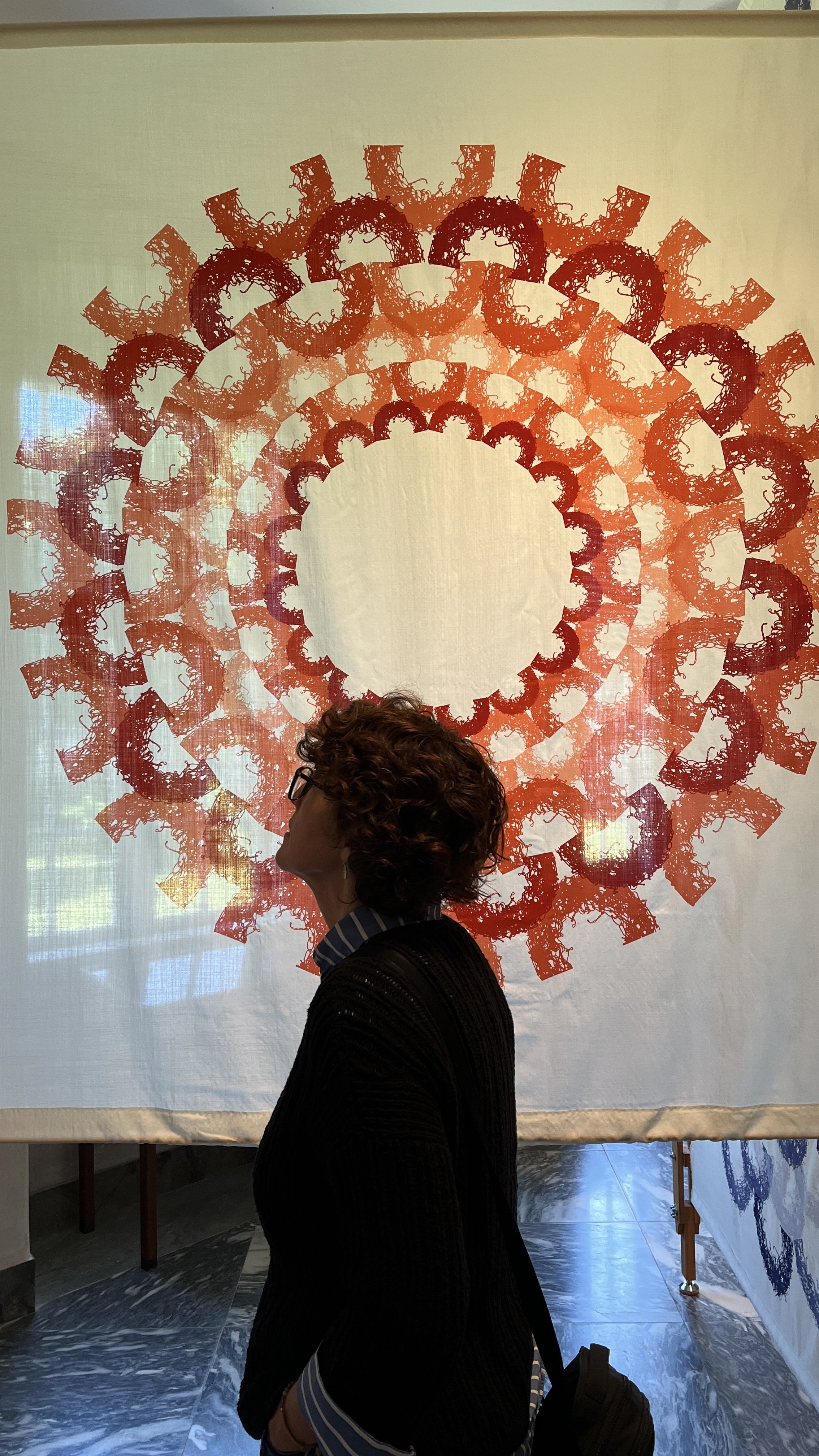 Danish textile exhibit at Designmuseum Danmark. The exhibits themselves were as well done as the works they were featuring.