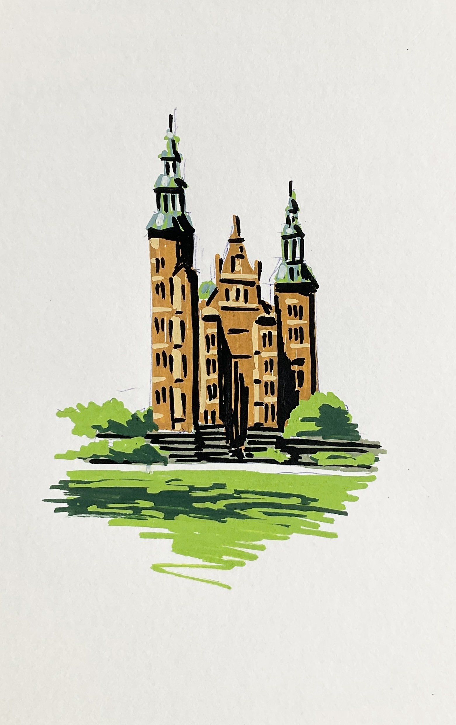 Rosenborg castle, Copenhagen.