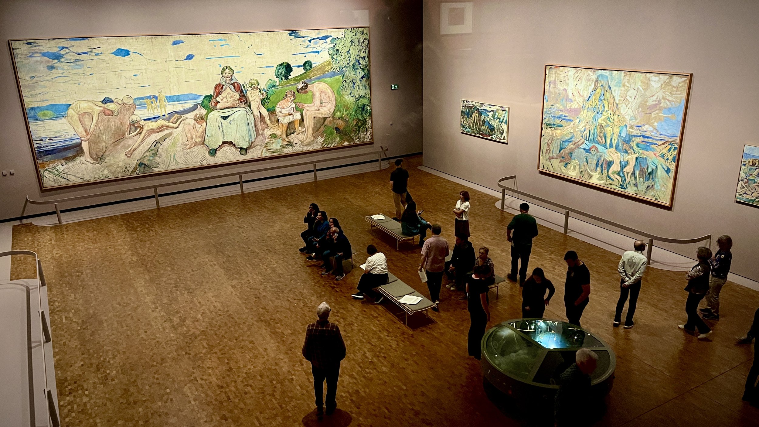 Started our Tuesday at the massive Edvard Munch Museum which gave us a new appreciation for a guy known for just one painting.