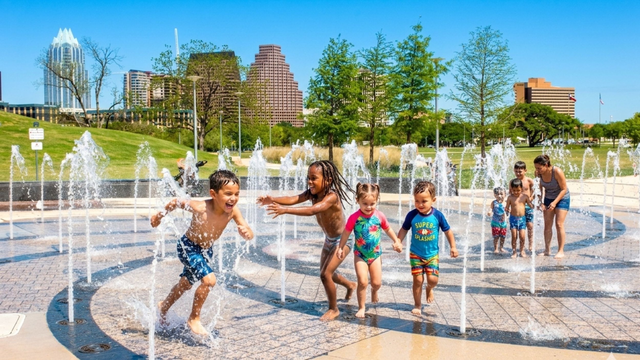 Austin Splash Pads Are Officially Open for the Season