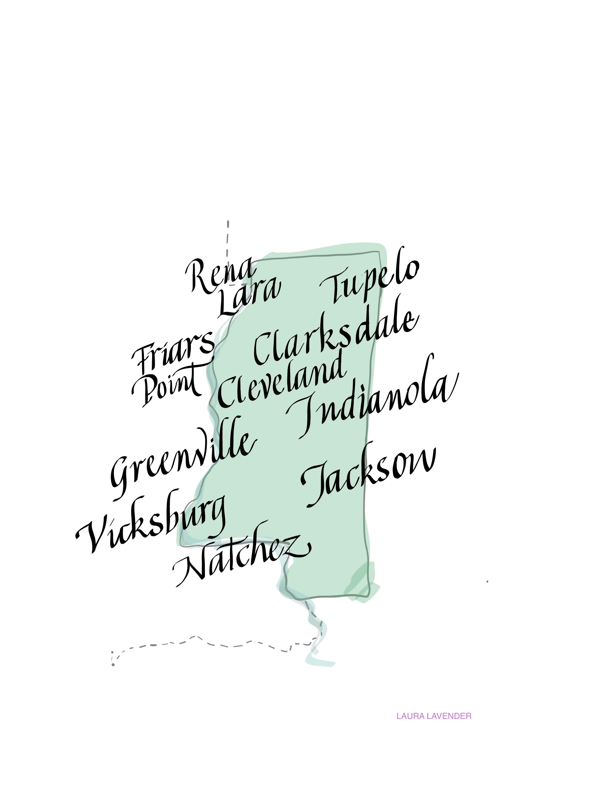 It's kind of a pretty beginning map idea, is it not? 