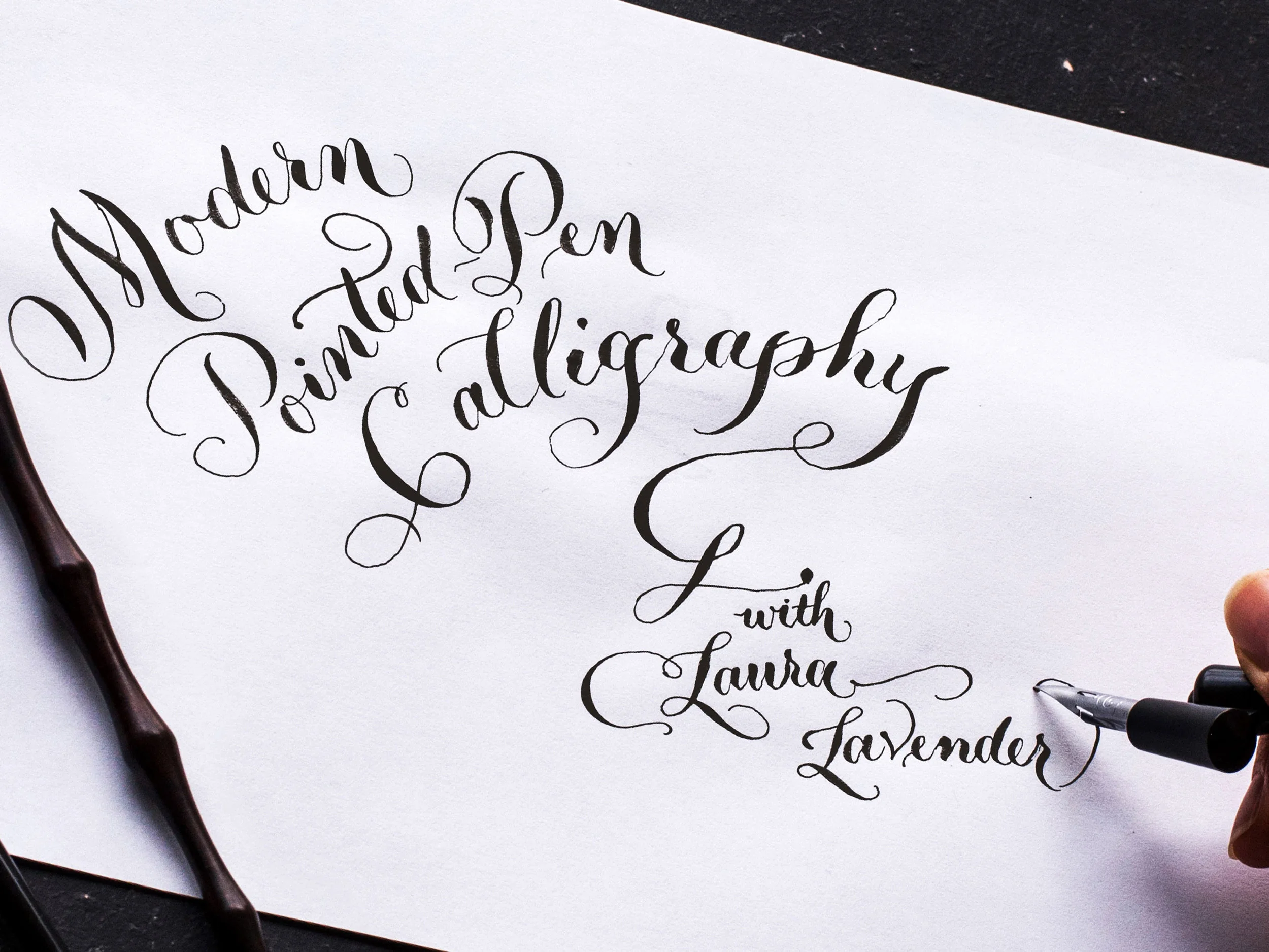 Interested in learning pointed pen calligraphy?