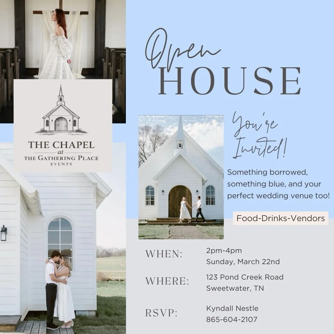 We are so thrilled to showcase at this grand opening! Kyndall is so gracious and kind and such a bada** mom/ boss babe! It takes a village yall. Come join us this coming weekend for Monroe and McMinn county&rsquo;s newest venue space opening 🙌🏻🖤