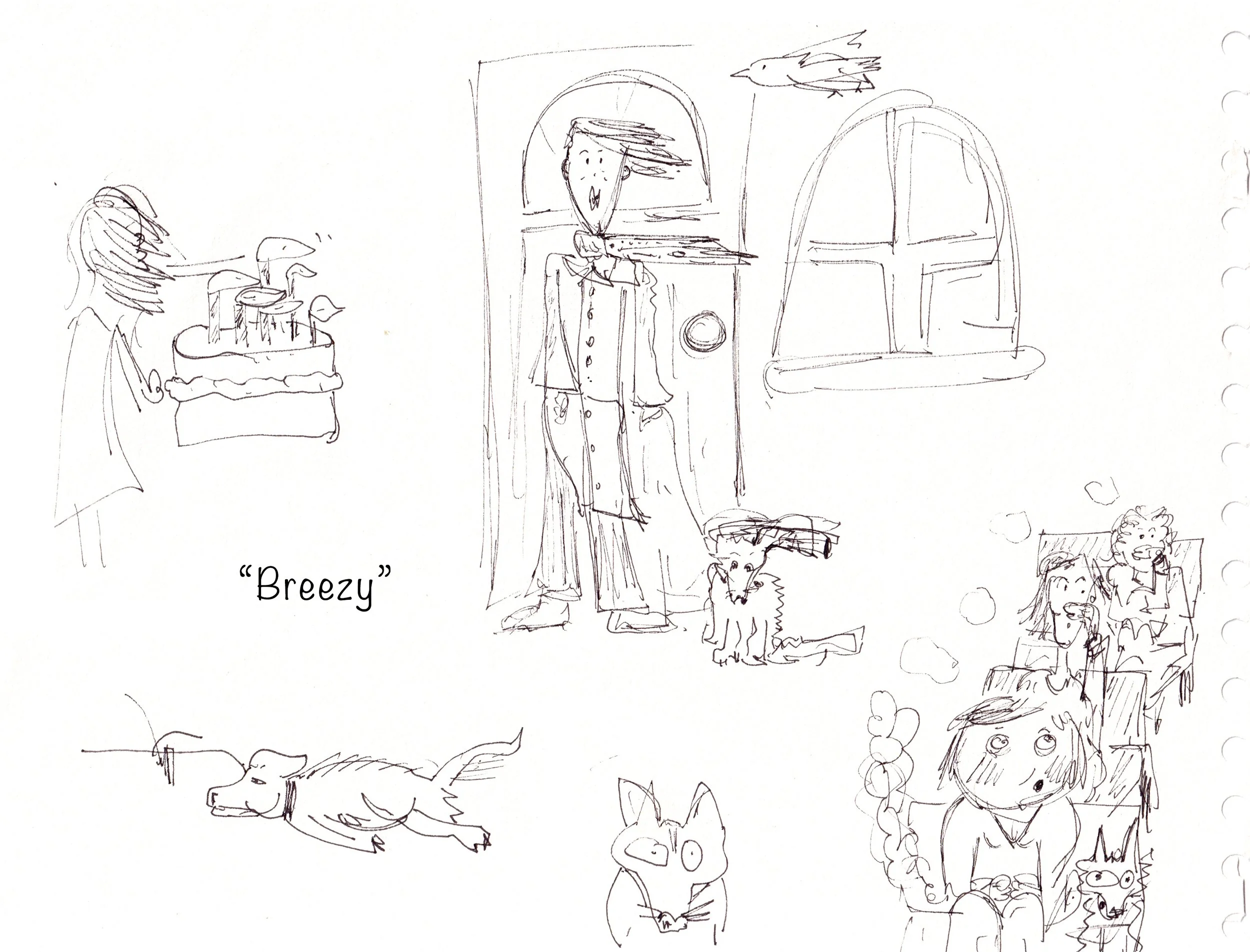 Sketches for Ilustration Friday as was