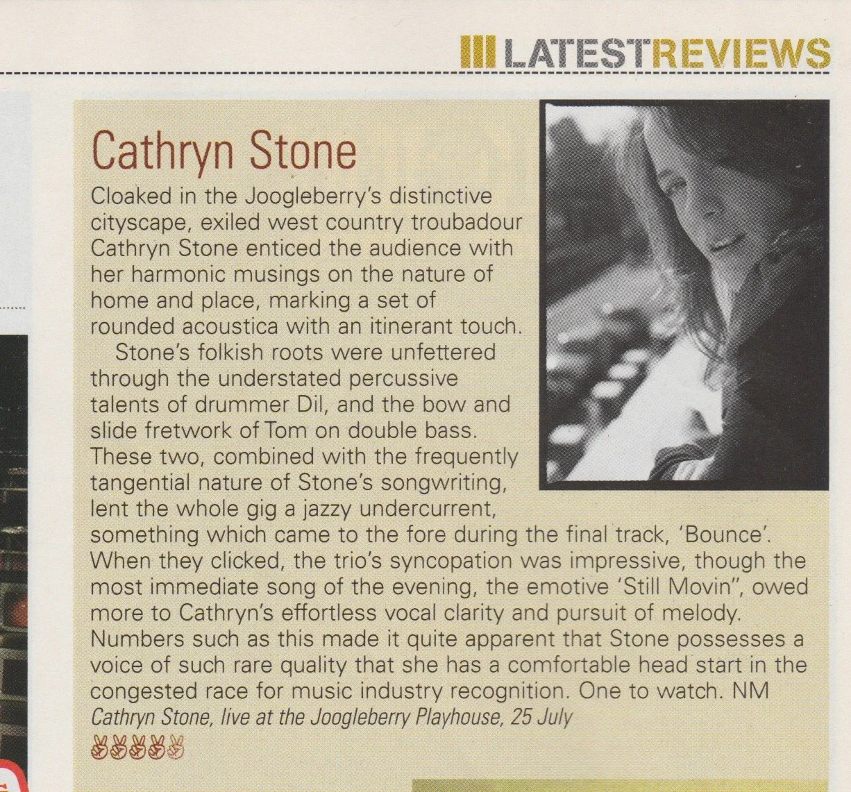 Cathryn Stone Review The Latest