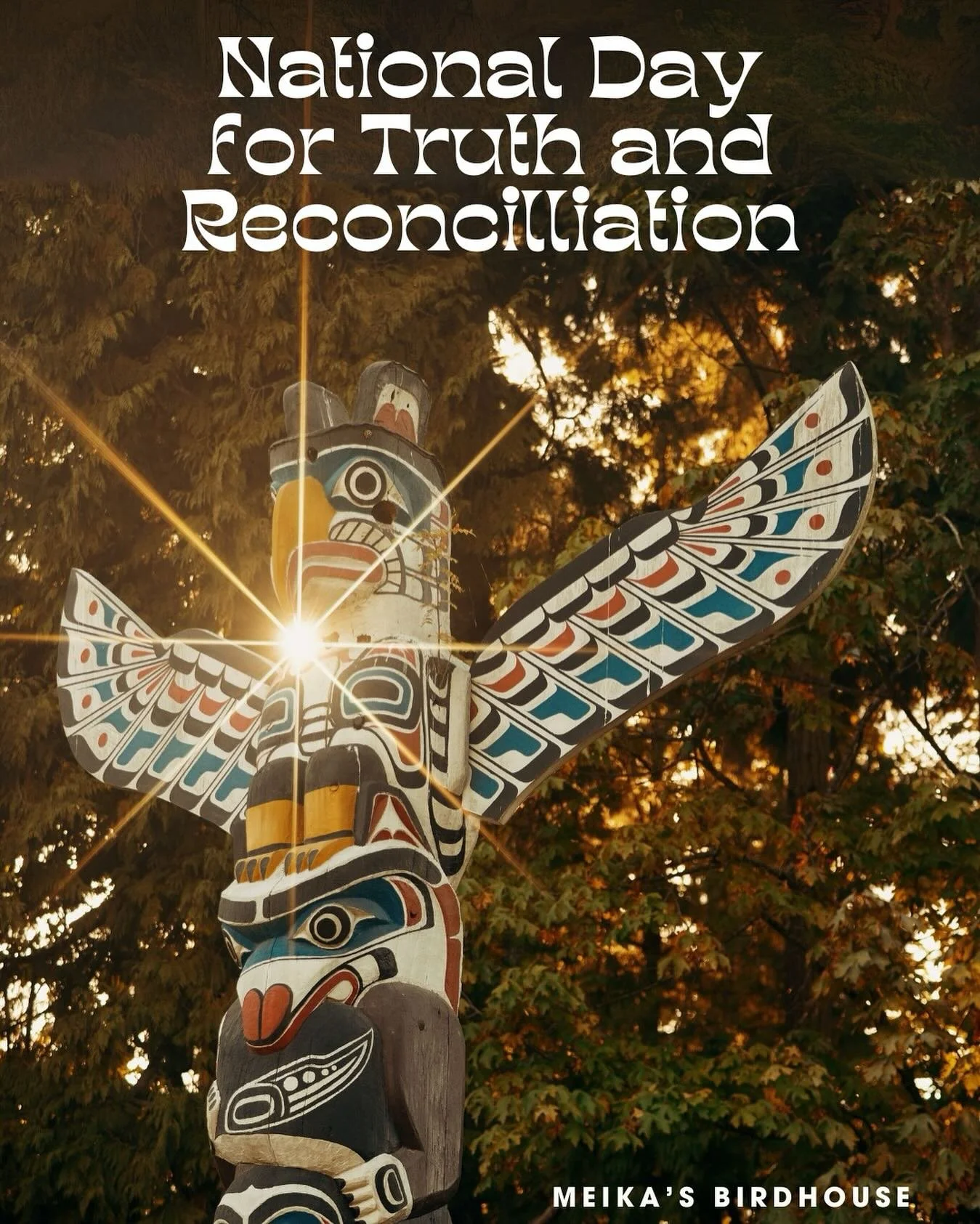 Today, we honour the National Day for Truth and Reconciliation, reflecting on the histories, resilience, and voices of Indigenous Peoples in Canada 🧡 

In many Indigenous cultures across Canada, birds and feathers hold deep spiritual significance. F