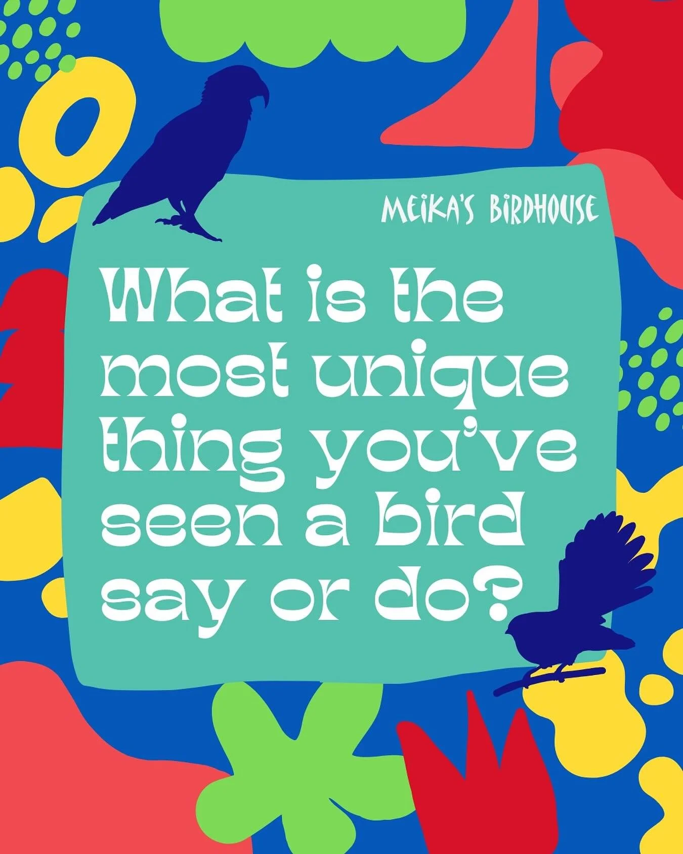 What&rsquo;s the most unique or surprising thing you&rsquo;ve ever seen a bird say or do? Share your favourite moments with us&mdash;birds always keep us guessing! 🪶✨