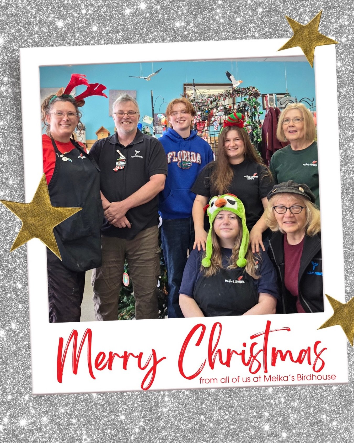 From our flock to yours, we wish you a very Merry Christmas filled with love, joy, and good cheer!